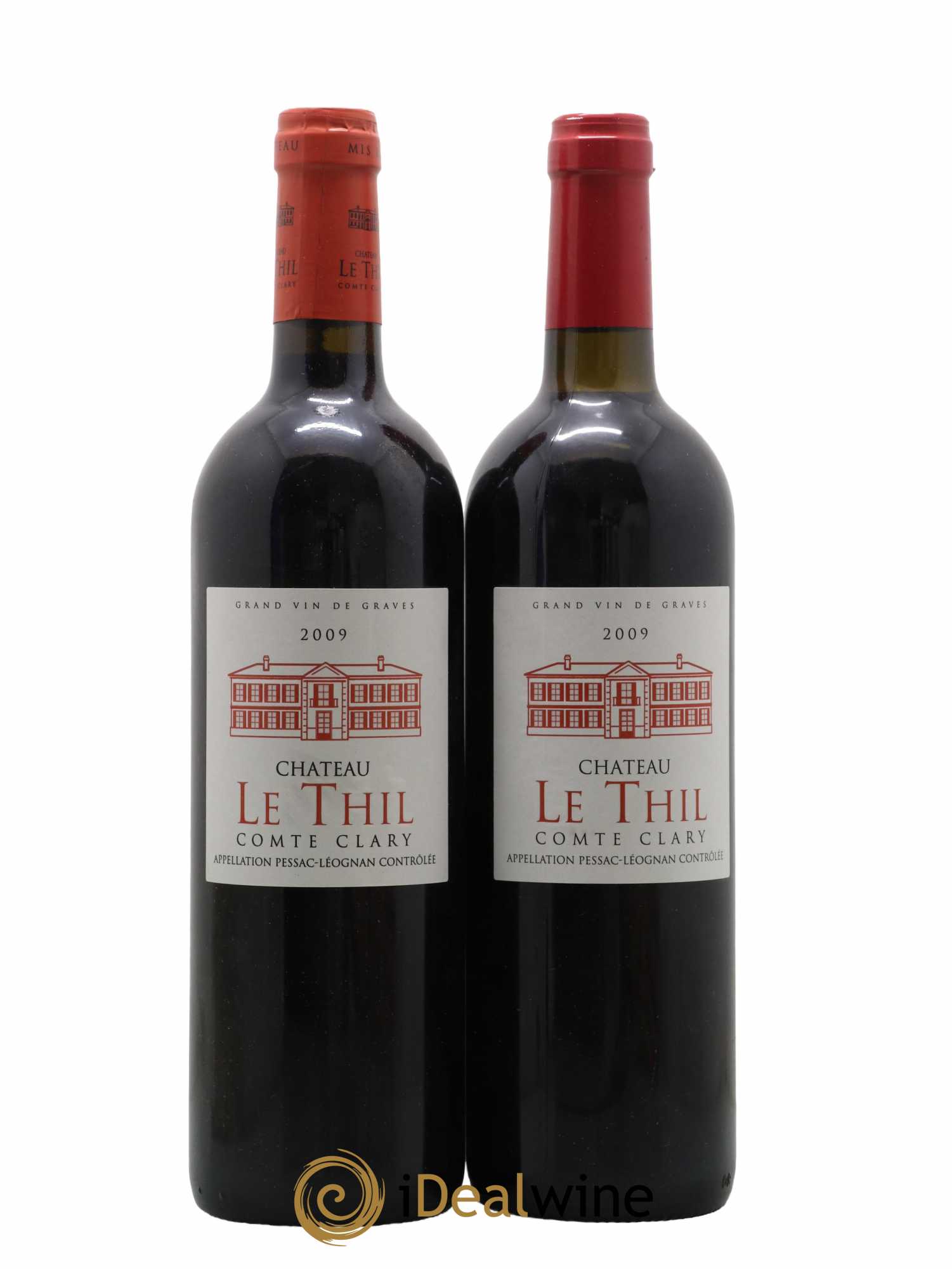 Château le Thil Comte Clary 2009 - Lot de 2 bouteilles - 0