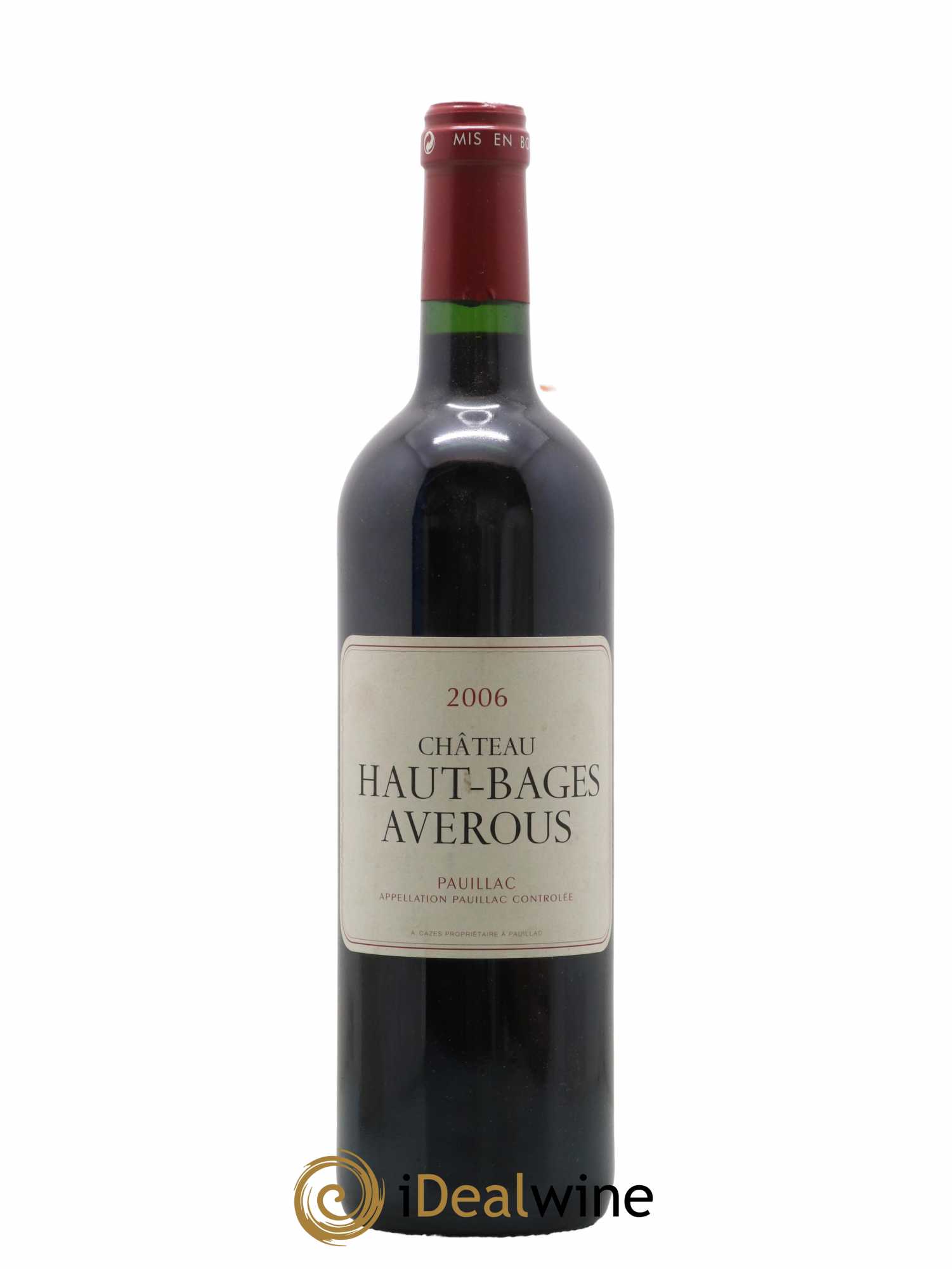 Château Haut Bages Averous Cru Bourgeois 2006 - Lot de 1 bouteille - 0