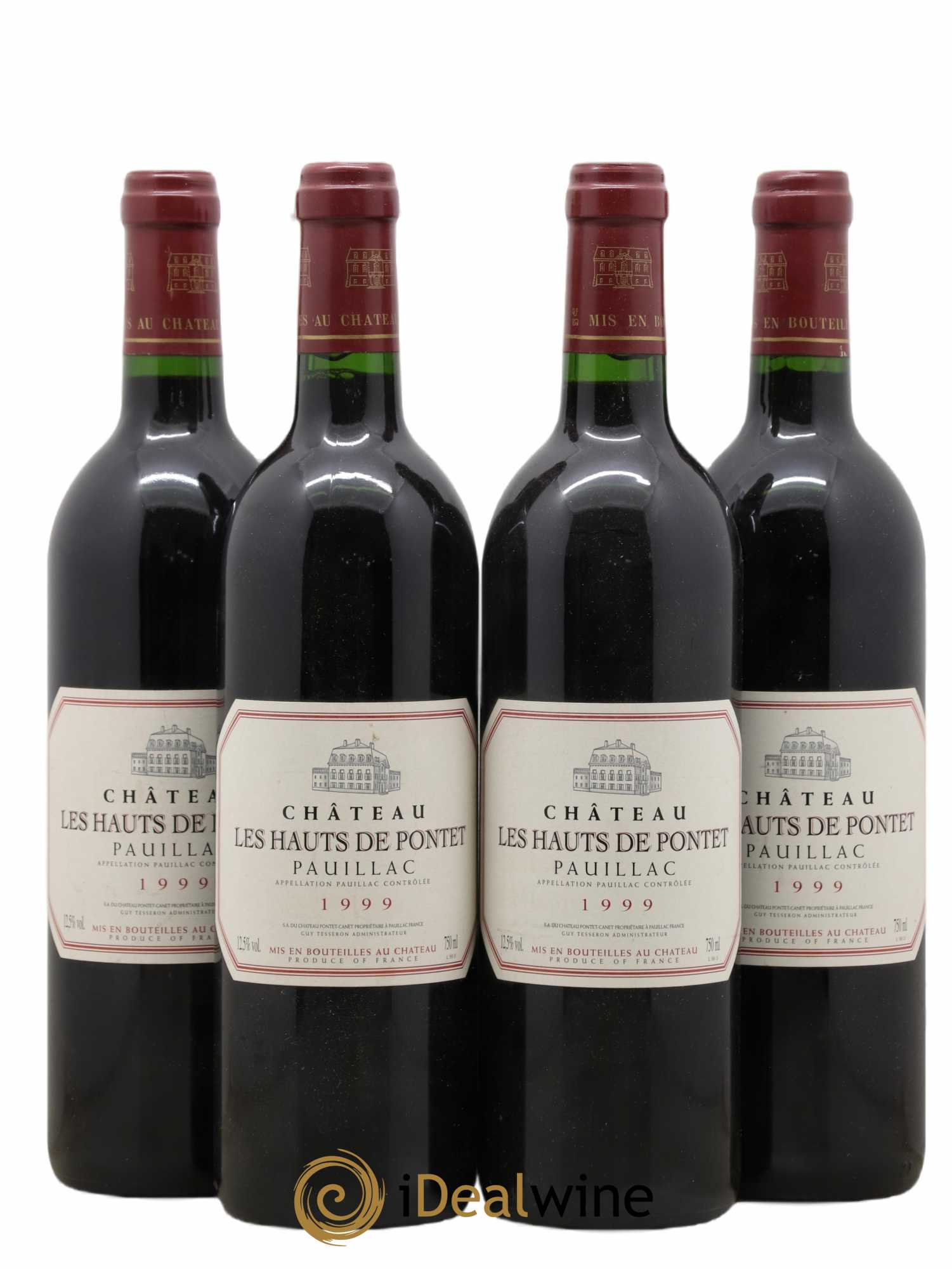 Les Hauts de Pontet-Canet Second Vin 1999 - Lot de 4 bouteilles - 0