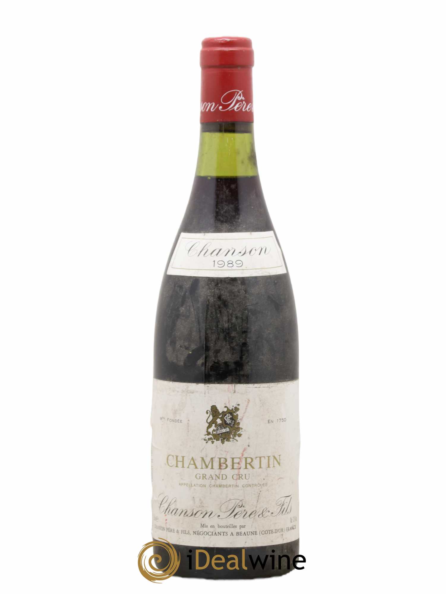 Chambertin Grand Cru Chanson 1989 - Lot de 1 bouteille - 0
