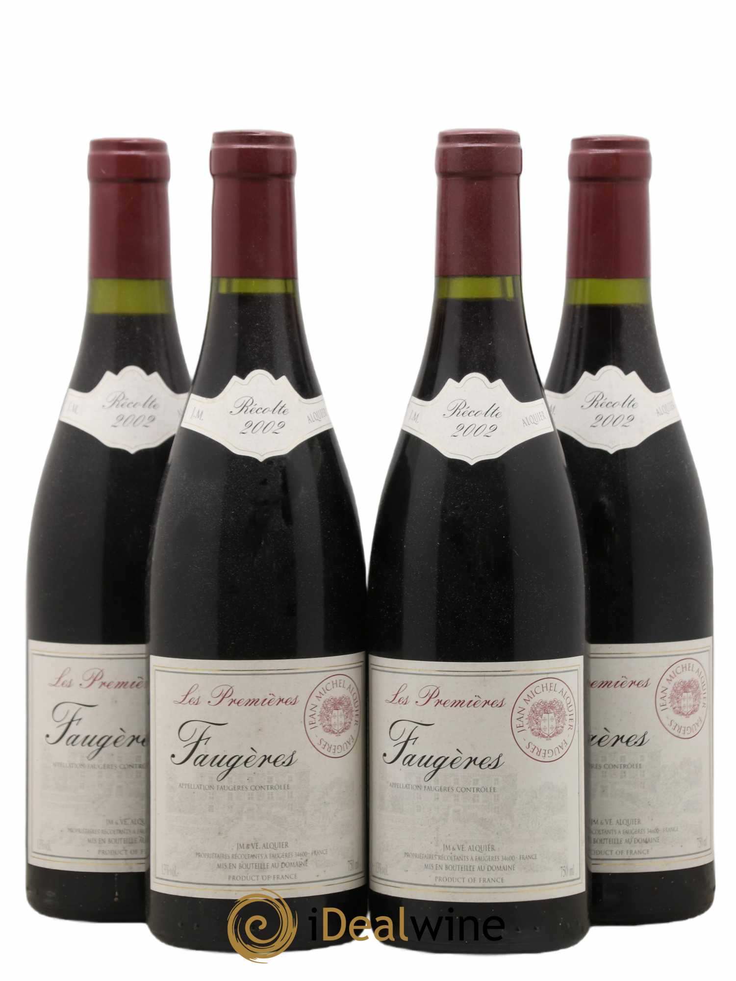 Faugères Domaine Jean-Michel Alquier Les Premières (sans prix de réserve) 2002 - Lot de 4 bouteilles - 0