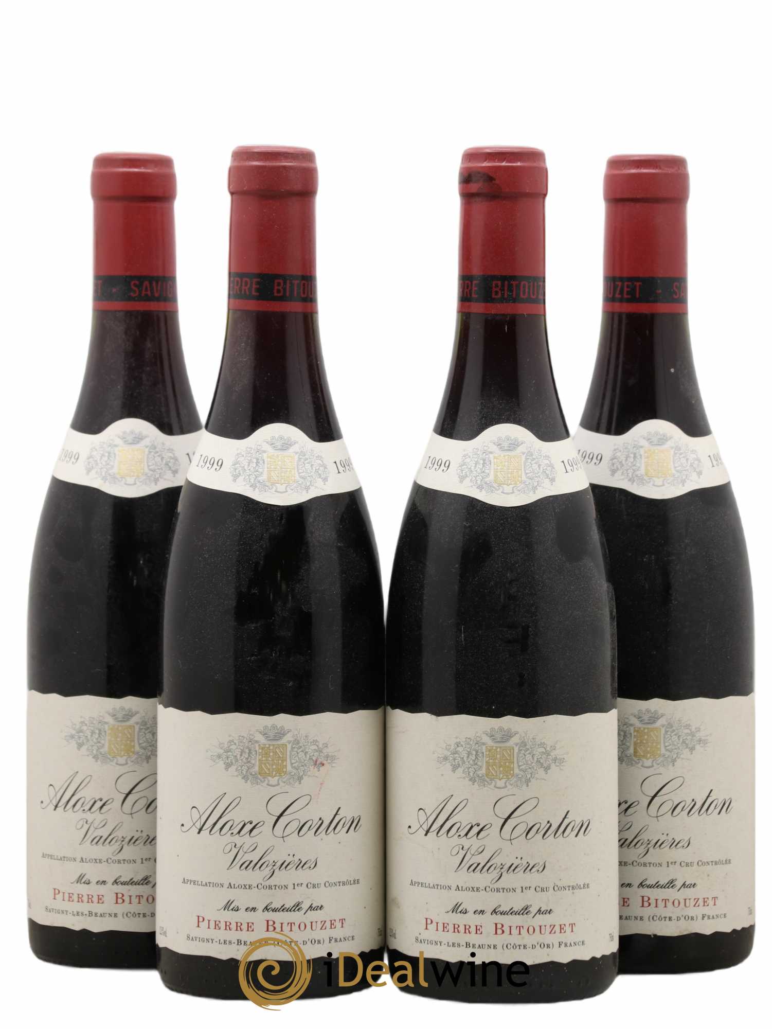 Aloxe-Corton 1er Cru Valozieres P.Bitouzet 1999 - Posten von 4 Flaschen - 0