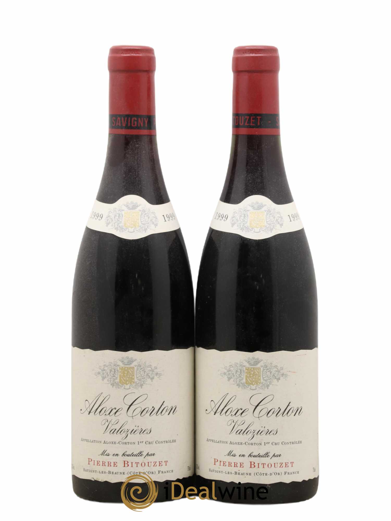 Aloxe-Corton 1er Cru Valozieres P.Bitouzet 1999 - Posten von 2 Flaschen - 0