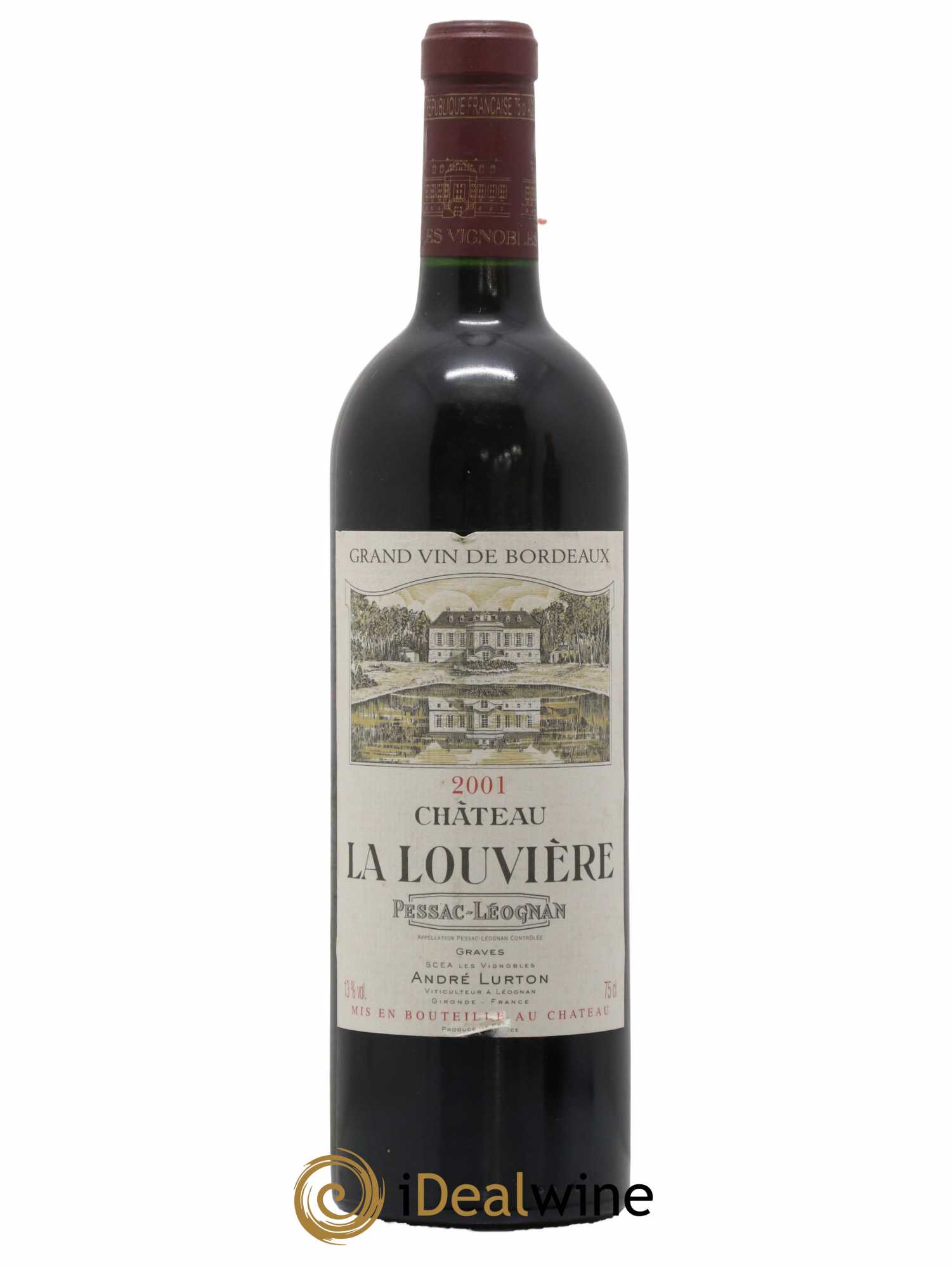 Château la Louvière 2001 - Lot de 1 bouteille - 0
