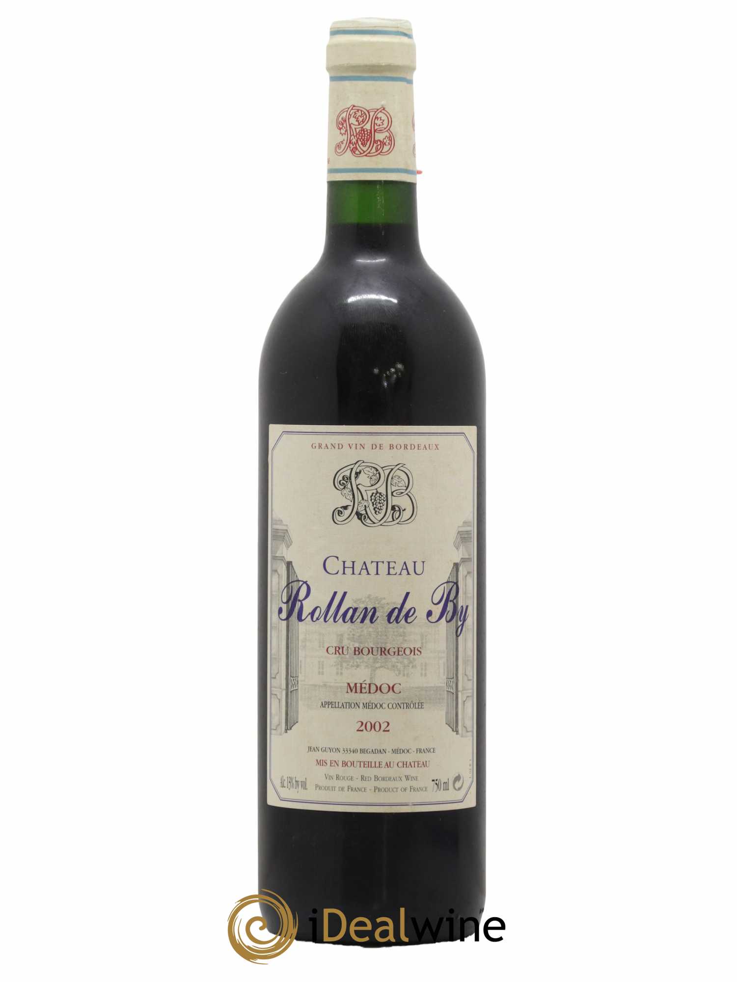 Château Rollan de By Cru Bourgeois 2002 - Lot de 1 bouteille - 0