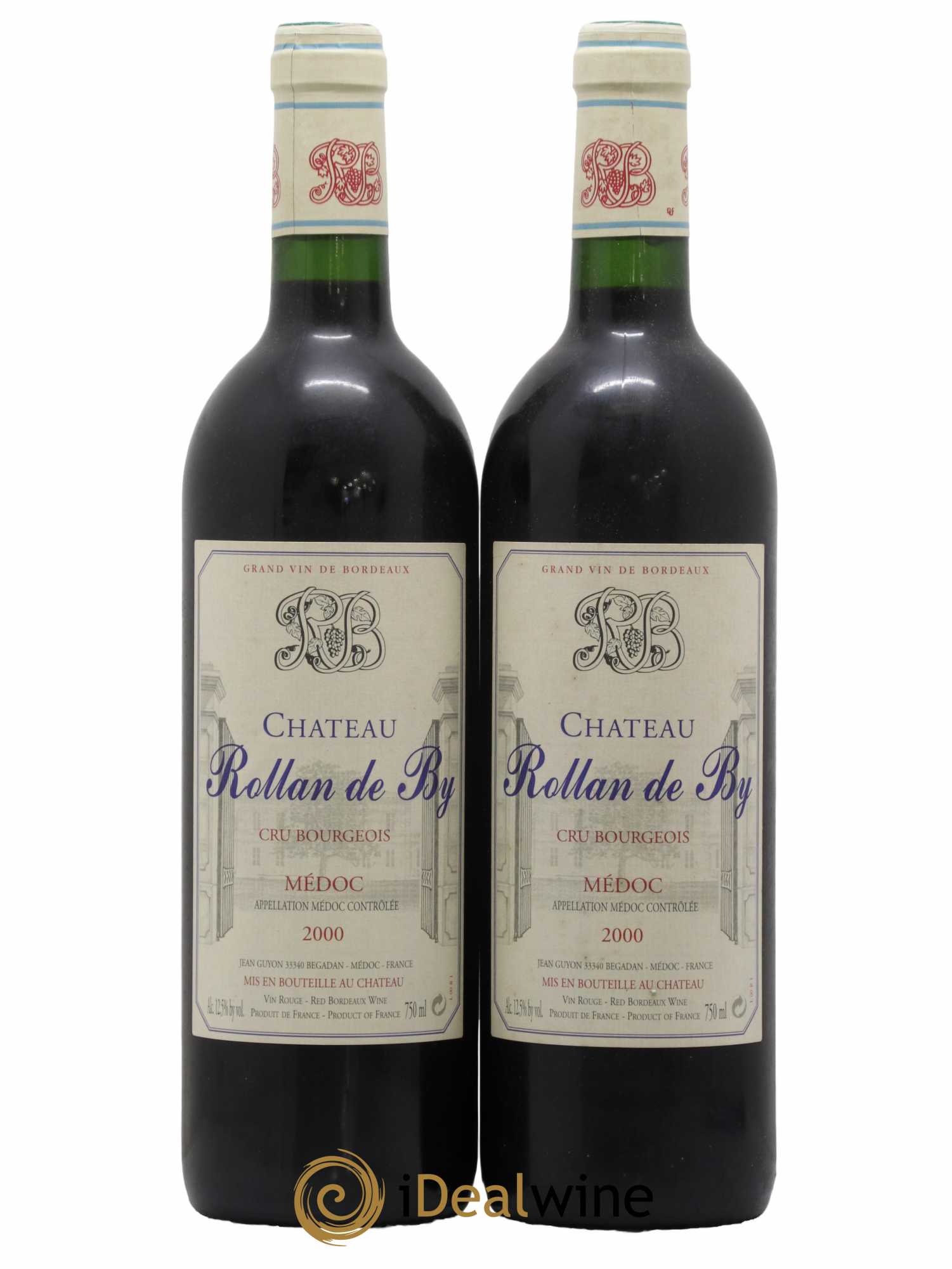 Château Rollan de By Cru Bourgeois 2000 - Lot de 2 bouteilles - 0
