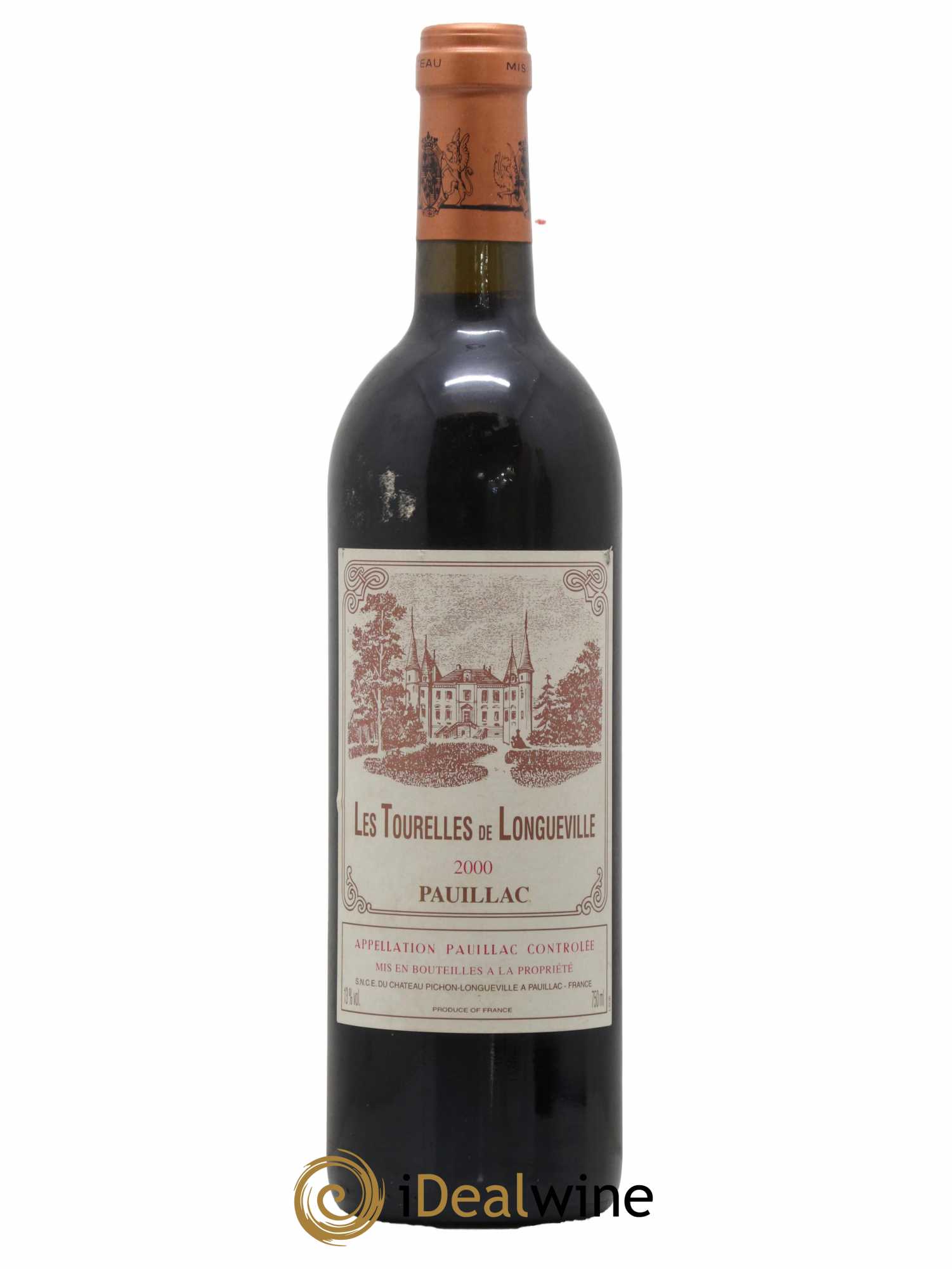 Les Tourelles de Longueville Second Vin 2000 - Lot de 1 bouteille - 0