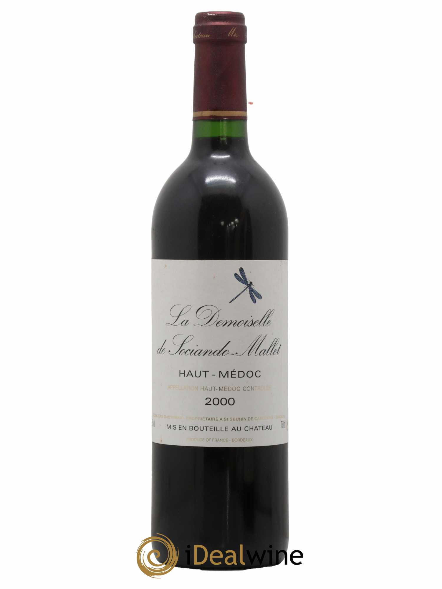 Demoiselle de Sociando Mallet Second Vin 2000 - Lot de 1 bouteille - 0