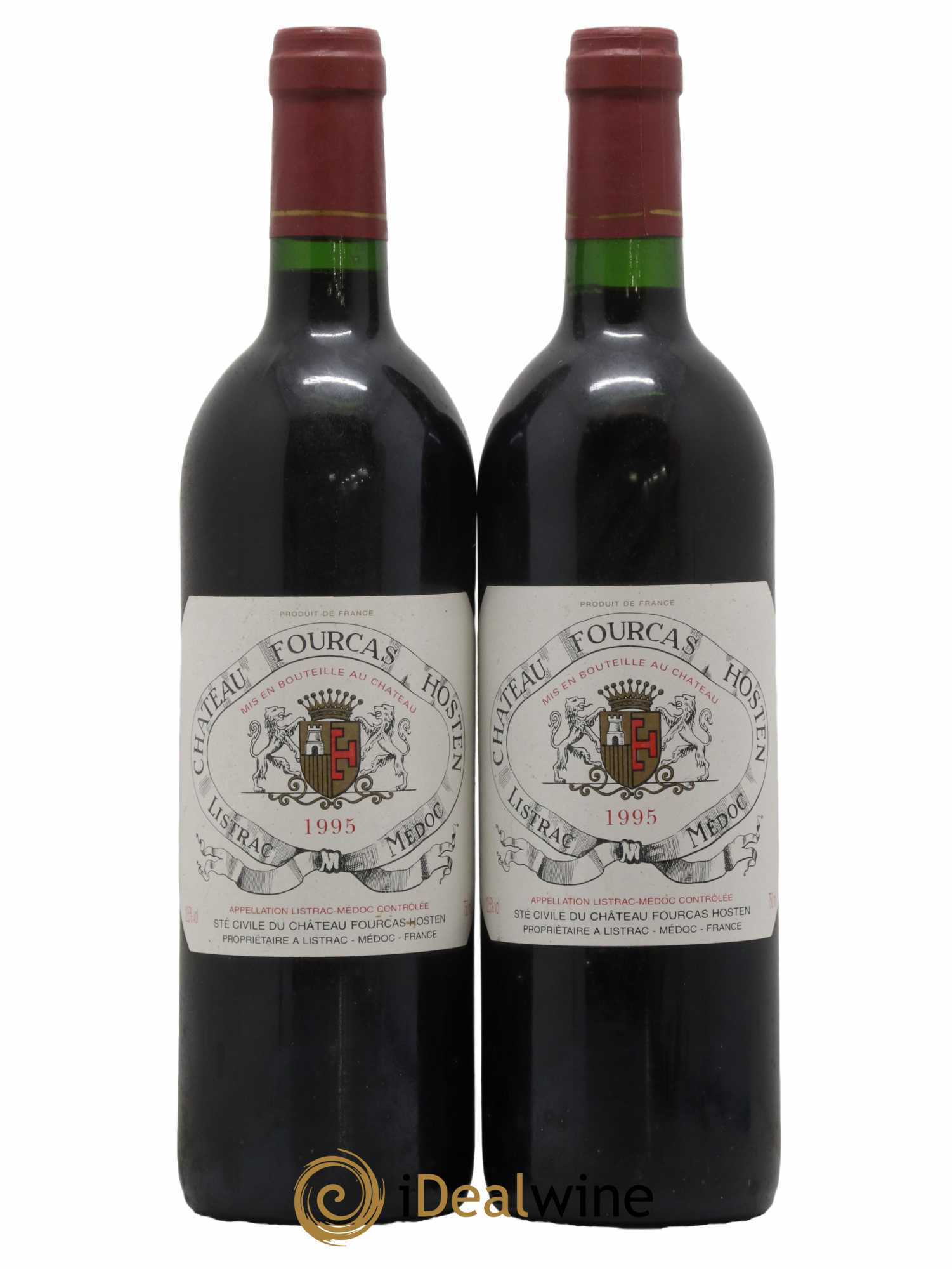 Château Fourcas Hosten Cru Bourgeois 1995 - Lot de 2 bouteilles - 0