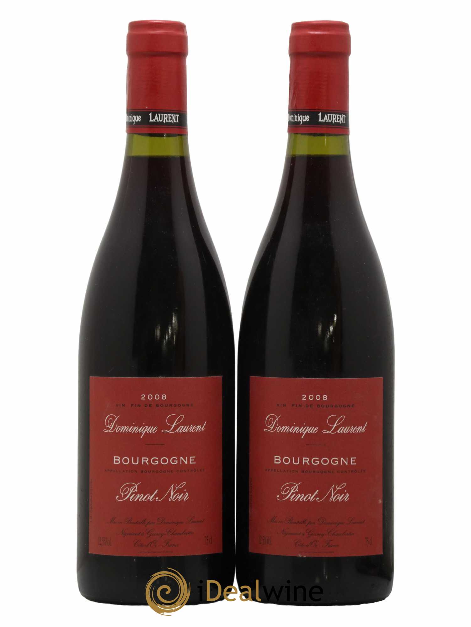 Bourgogne Pinot Noir Maison Dominique Laurent 2008 - Lot de 2 bouteilles - 0