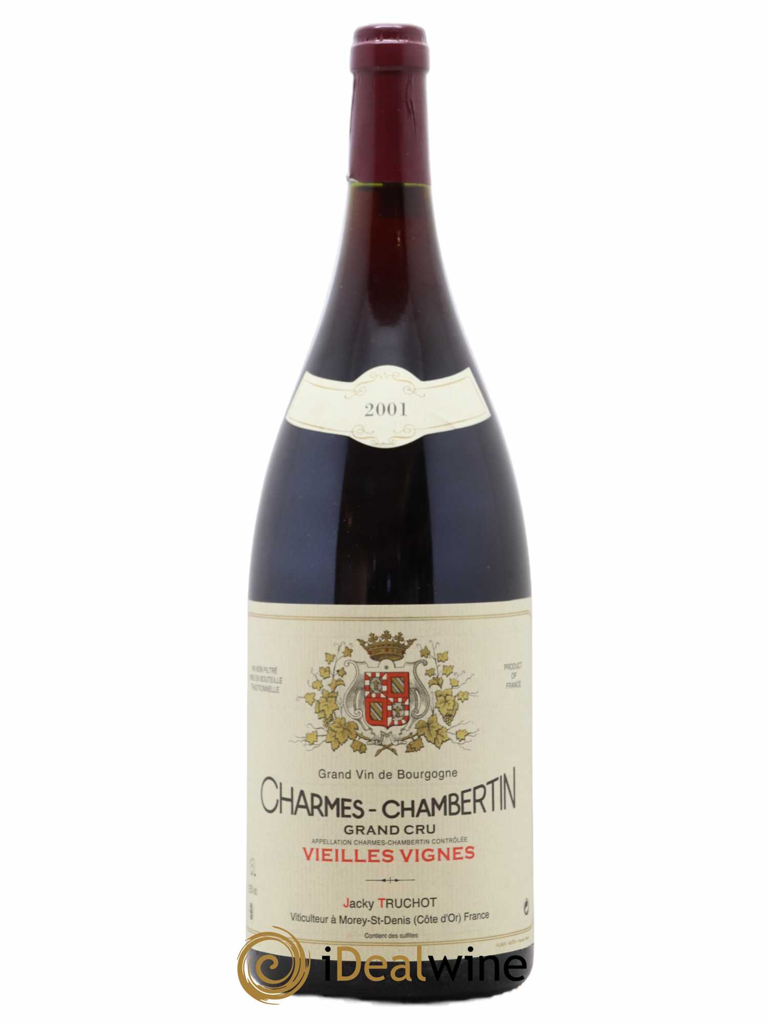 Charmes-Chambertin Grand Cru Vieilles Vignes Jacky Truchot 2001 - Lot de 1 magnum - 0