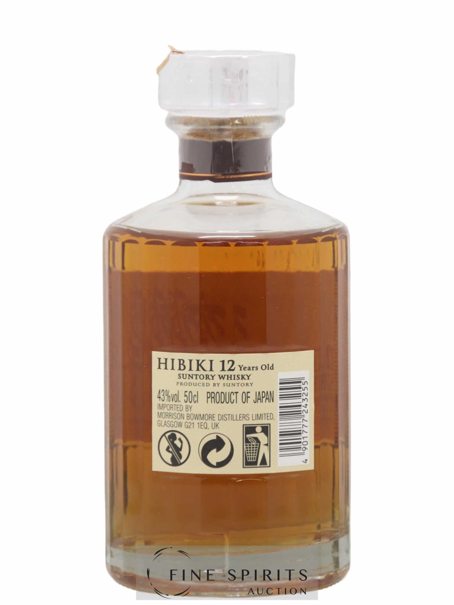 Hibiki 12 years Of. Suntory (50cl.) - Lot de 1 bouteille - 2