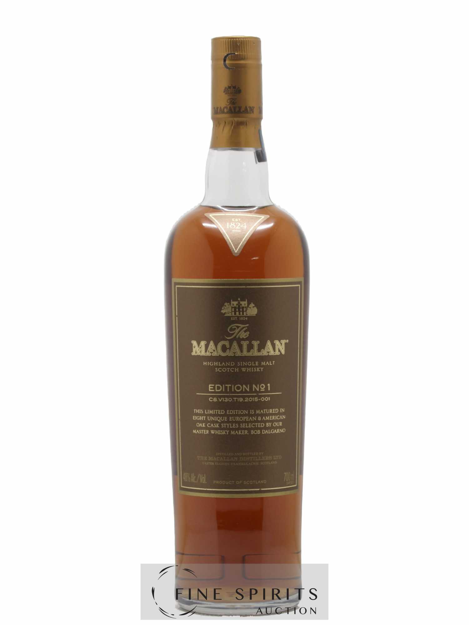 Macallan (The) Of. Edition n°1 C8.V130.T19.2015-001 Limited Edition - Lot de 1 bouteille - 1