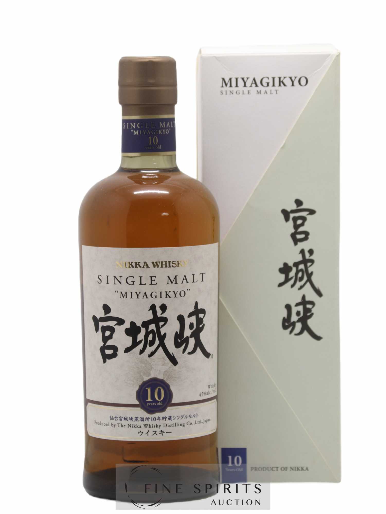 Miyagikyo 10 years Of. Nikka Whisky - Lot de 1 bouteille - 0