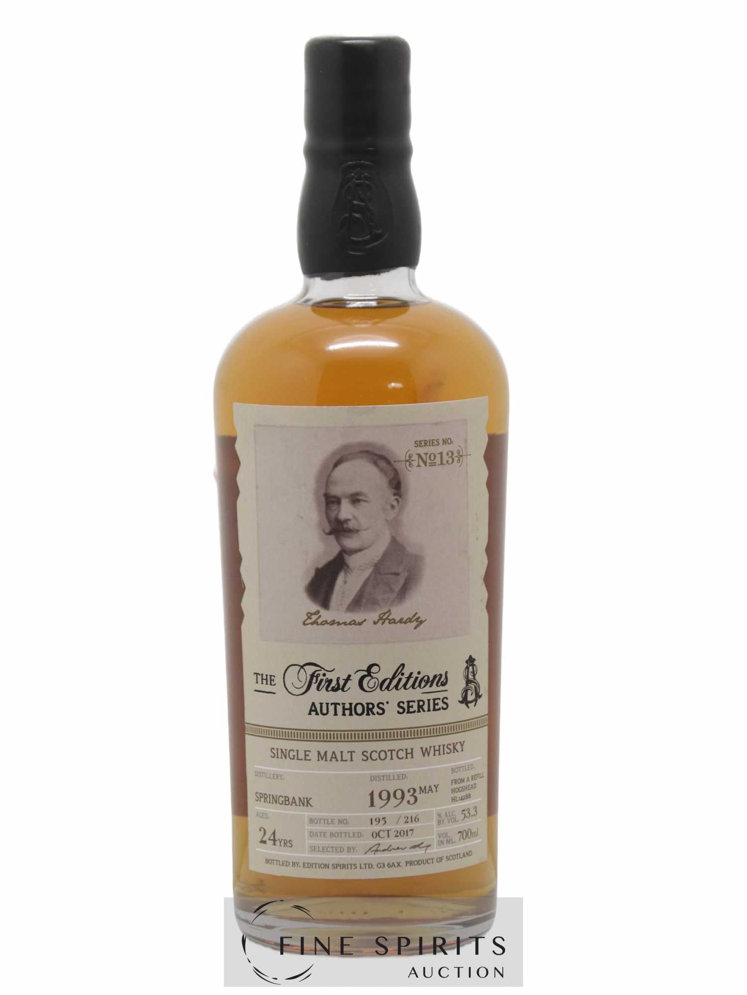 Springbank 24 years 1993 Edition Spirits n°13 One of 216 - bottled 2017 Author's Series - Lot de 1 bouteille - 1