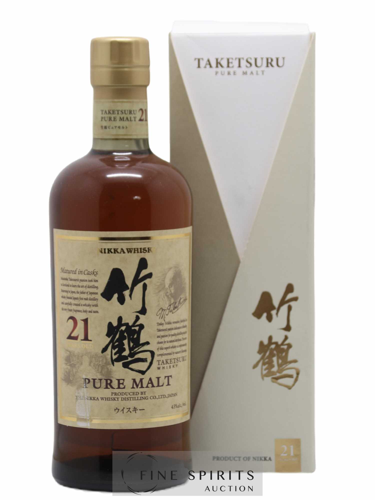 Taketsuru 21 years Of. Pure Malt Nikka Whisky - Lot de 1 bouteille - 0