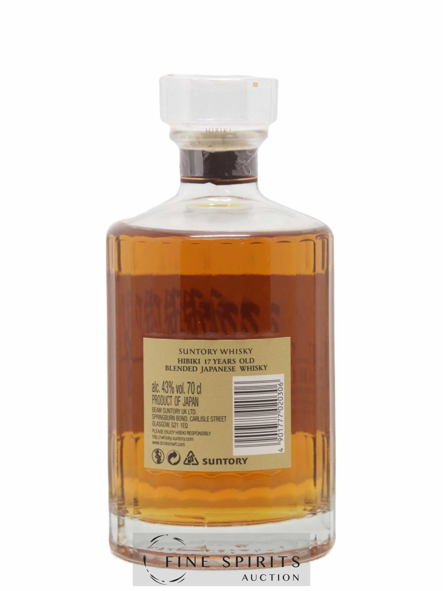 Hibiki 17 years Of. Suntory - Lot de 1 bouteille - 2