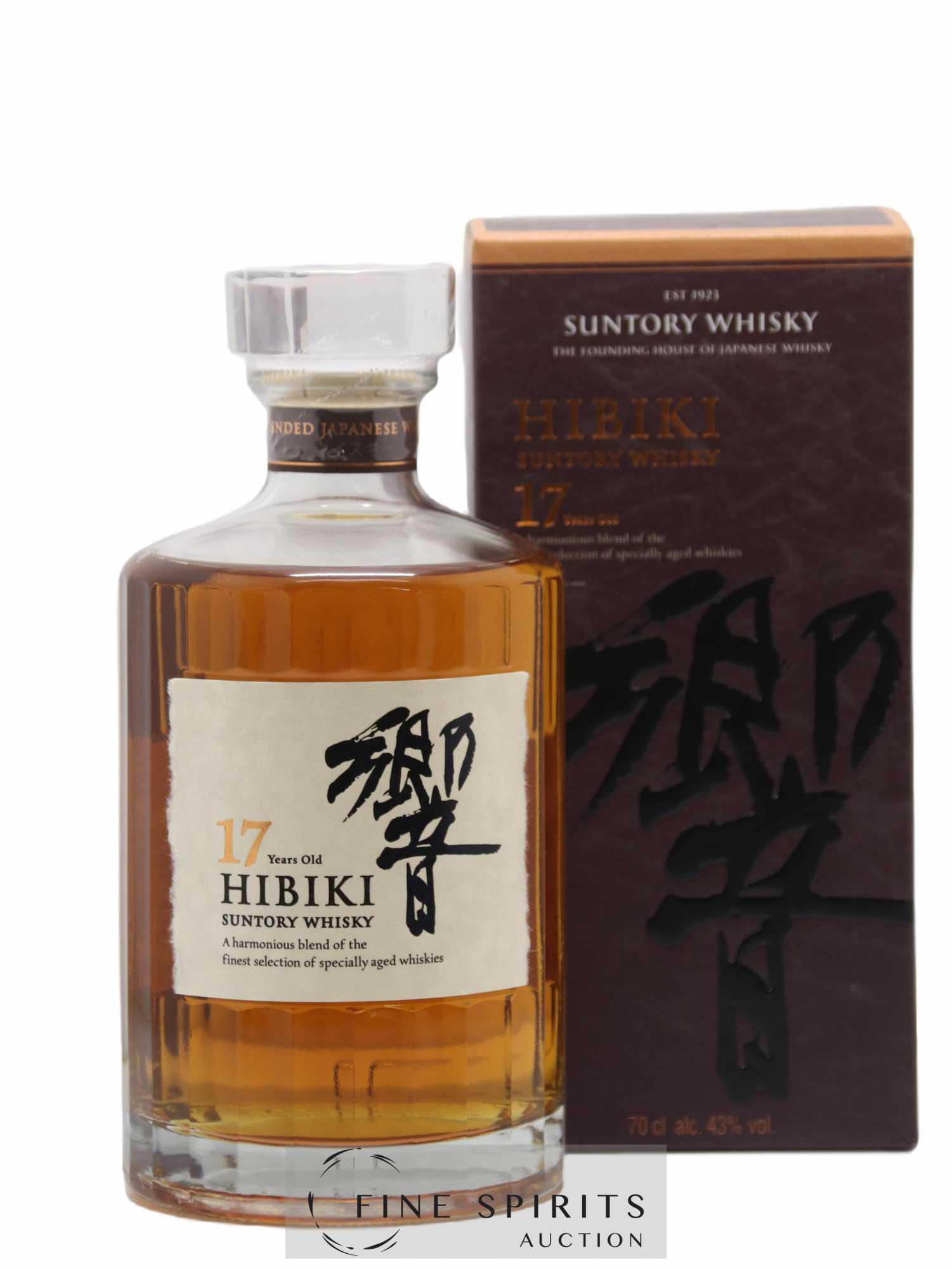 Hibiki 17 years Of. Suntory - Lot de 1 bouteille - 0