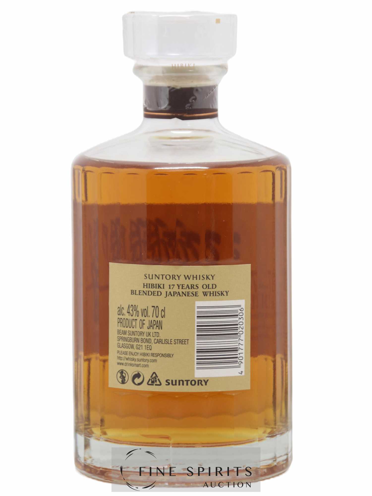Hibiki 17 years Of. Suntory - Lot de 1 bouteille - 2