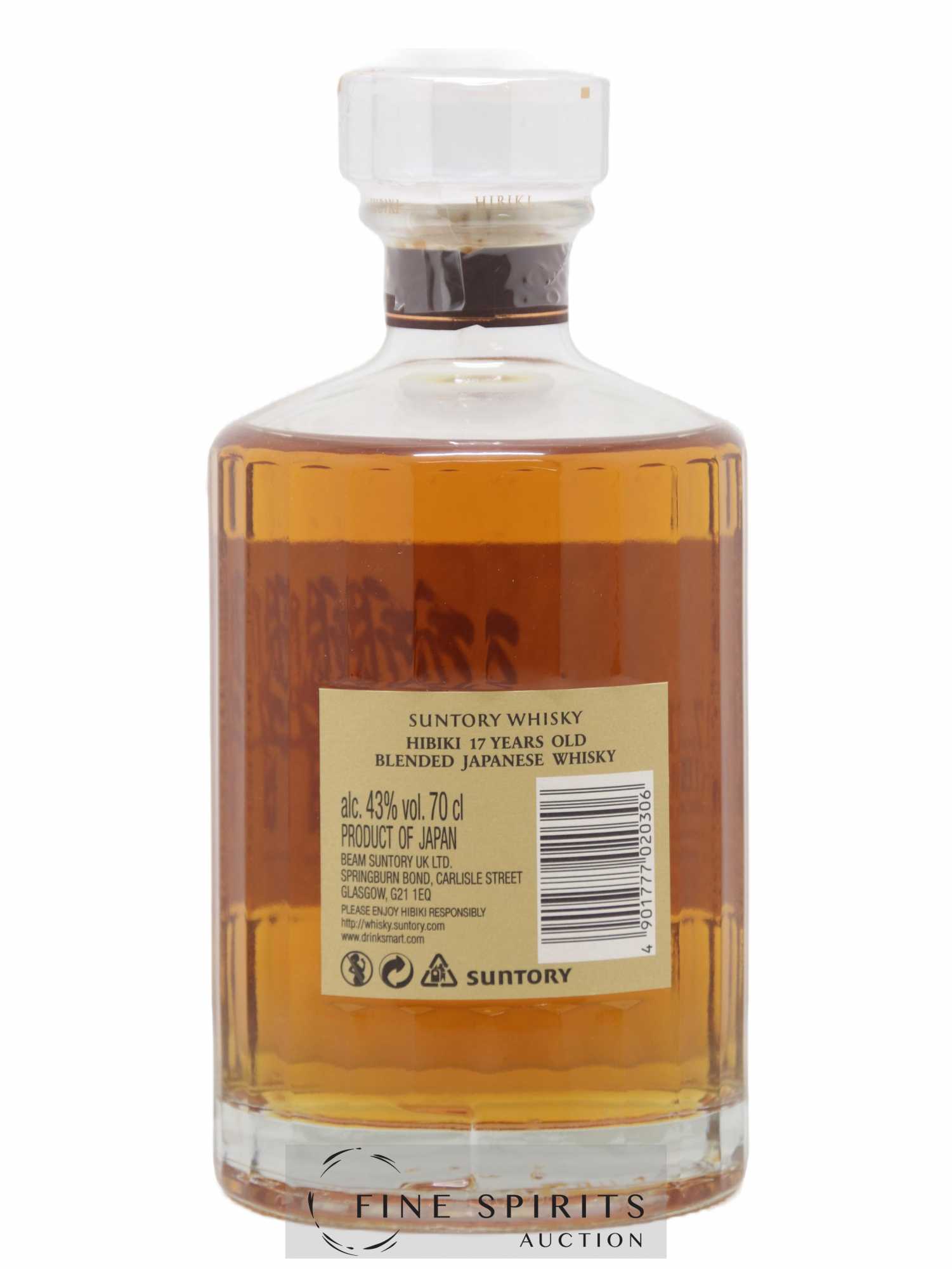 Hibiki 17 years Of. Suntory - Lot de 1 bouteille - 2