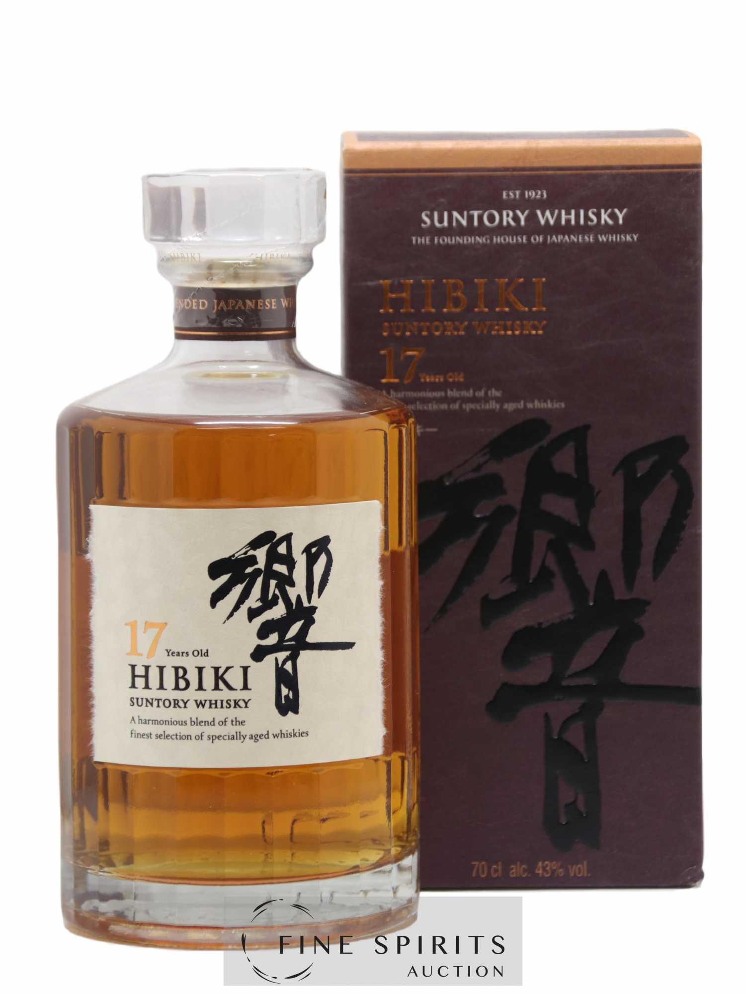 Hibiki 17 years Of. Suntory - Lot de 1 bouteille - 0