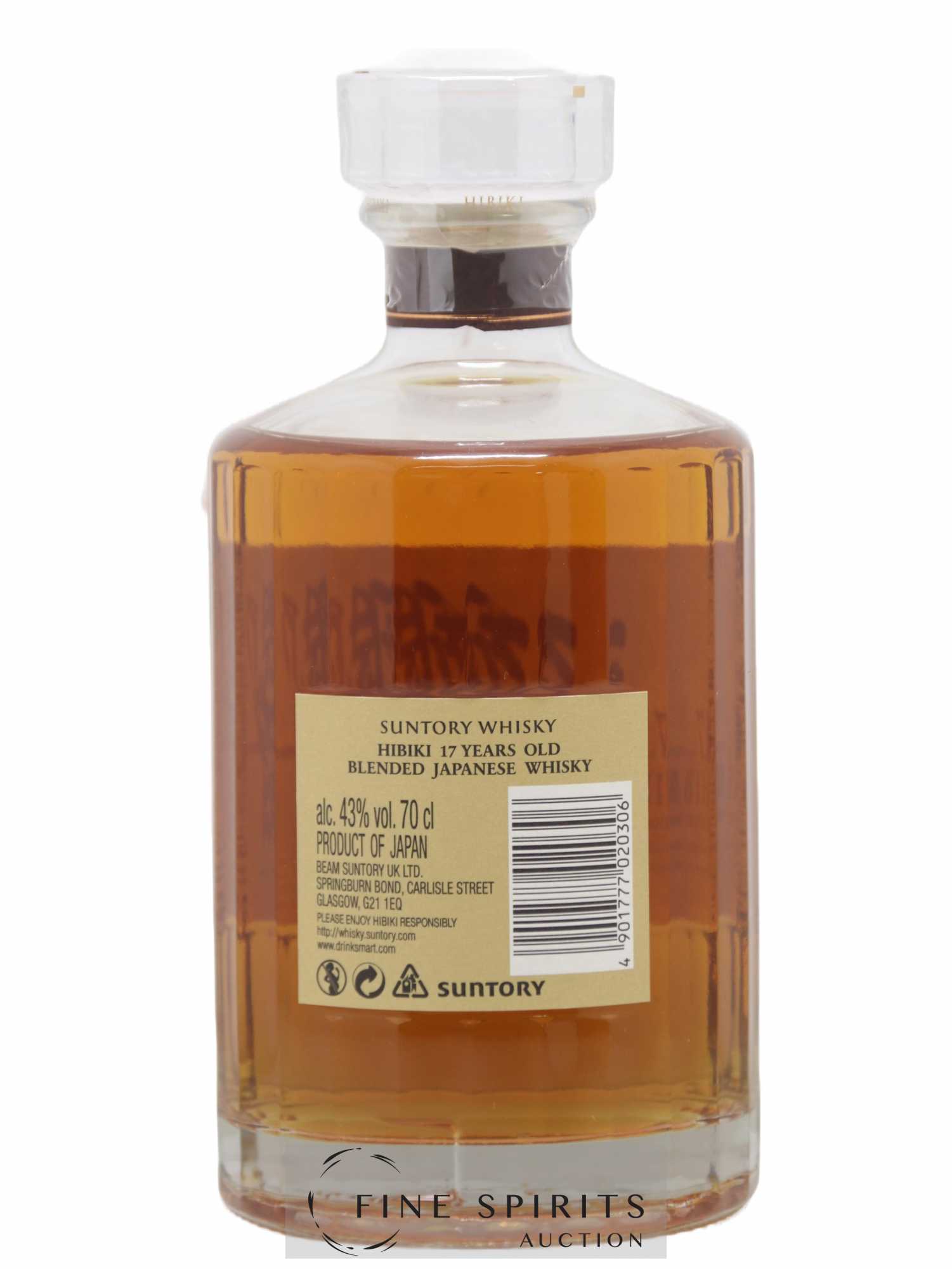 Hibiki 17 years Of. Suntory - Lot de 1 bouteille - 2