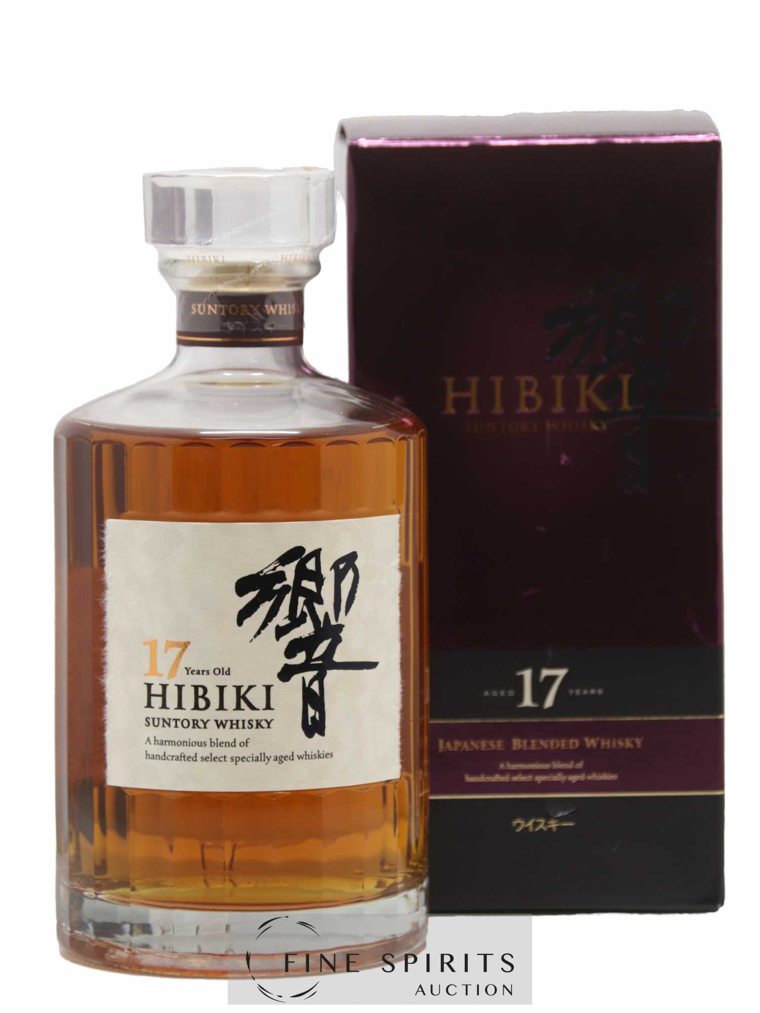 Hibiki 17 years Of. Suntory - Lot de 1 bouteille - 0