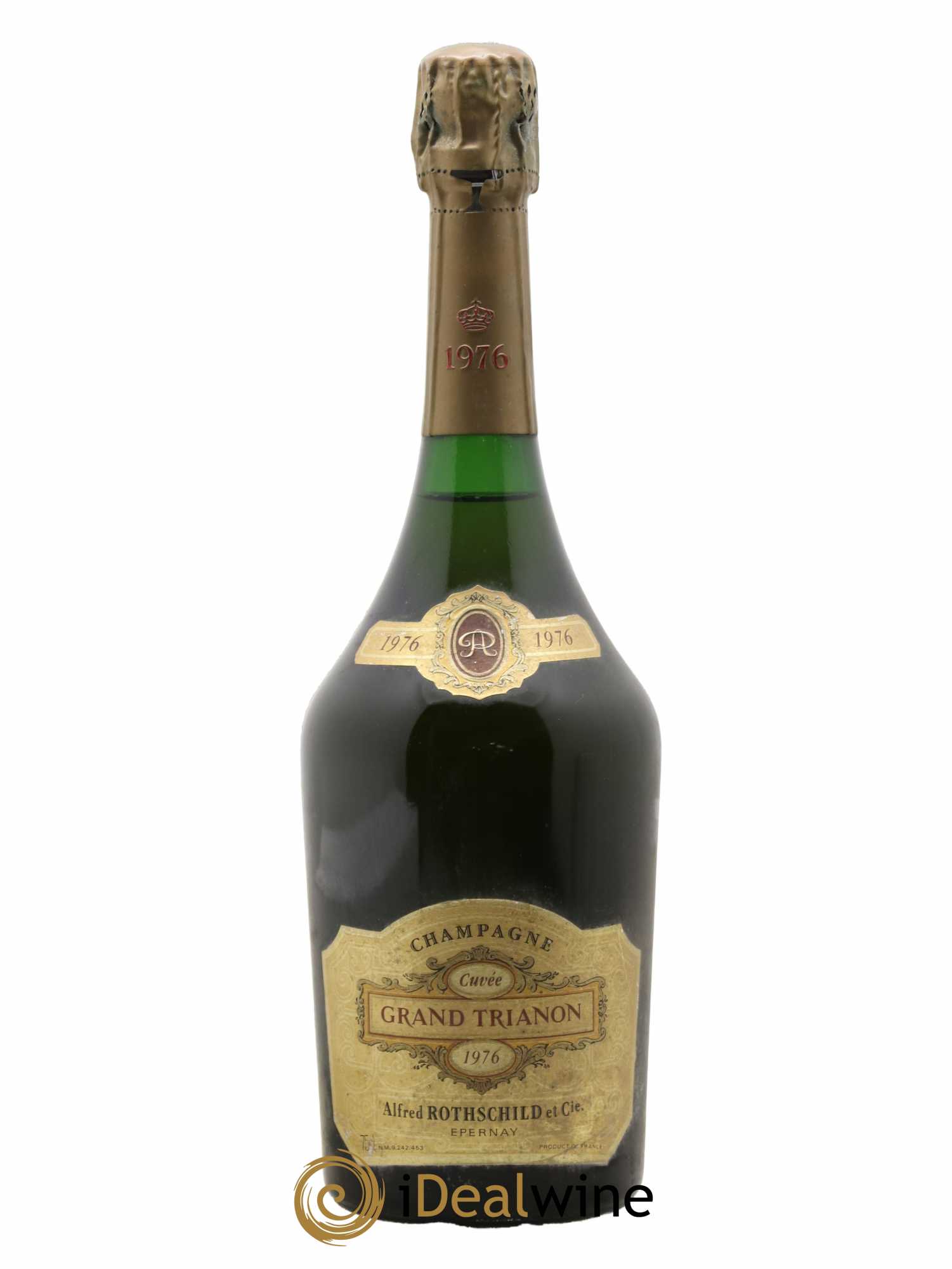 Champagne Grand Trianon Alfred Rothschild 1976 - Lot de 1 bouteille - 0