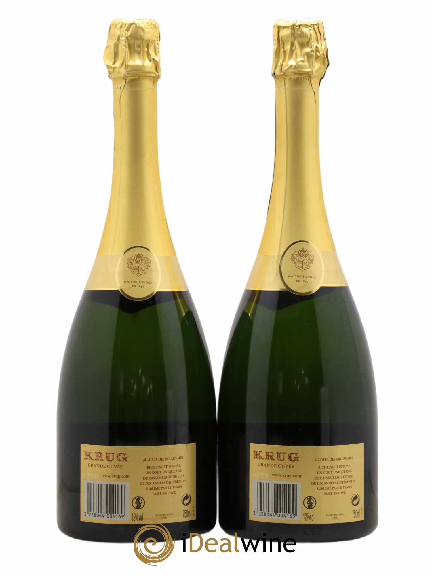 Grande Cuvée - 160ème édition Krug - Lot de 2 bouteilles - 1