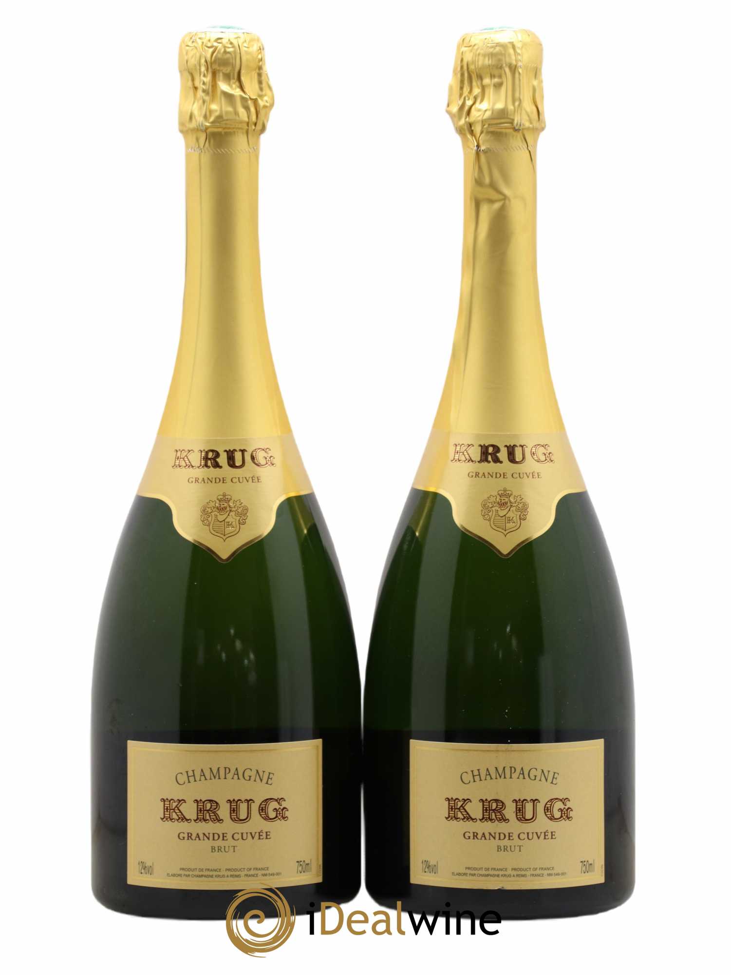 Grande Cuvée - 160ème édition Krug - Lot de 2 bouteilles - 0