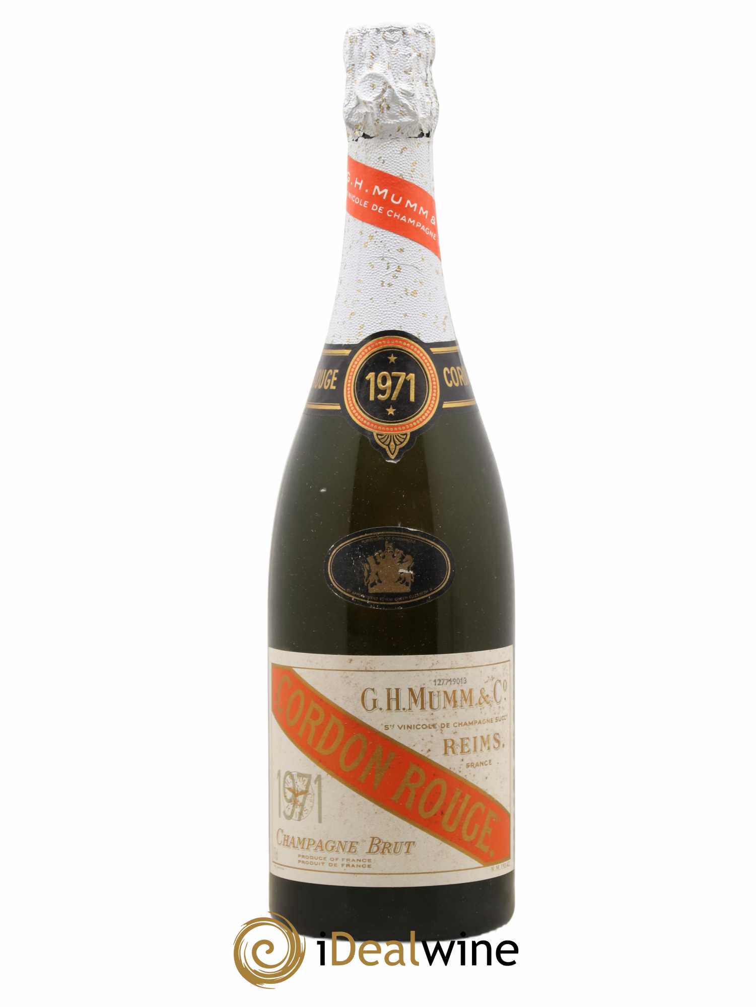 Cordon Rouge Mumm 1971 - Lot de 1 bouteille - 0