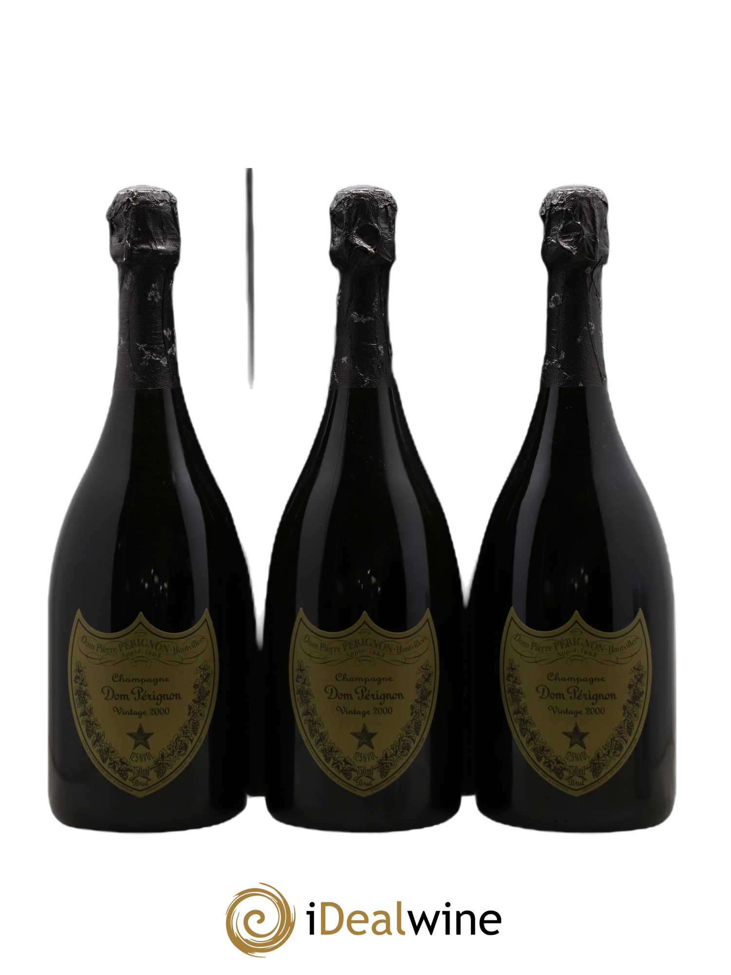 Brut Dom Pérignon 2000 - Lot de 3 bouteilles - 0