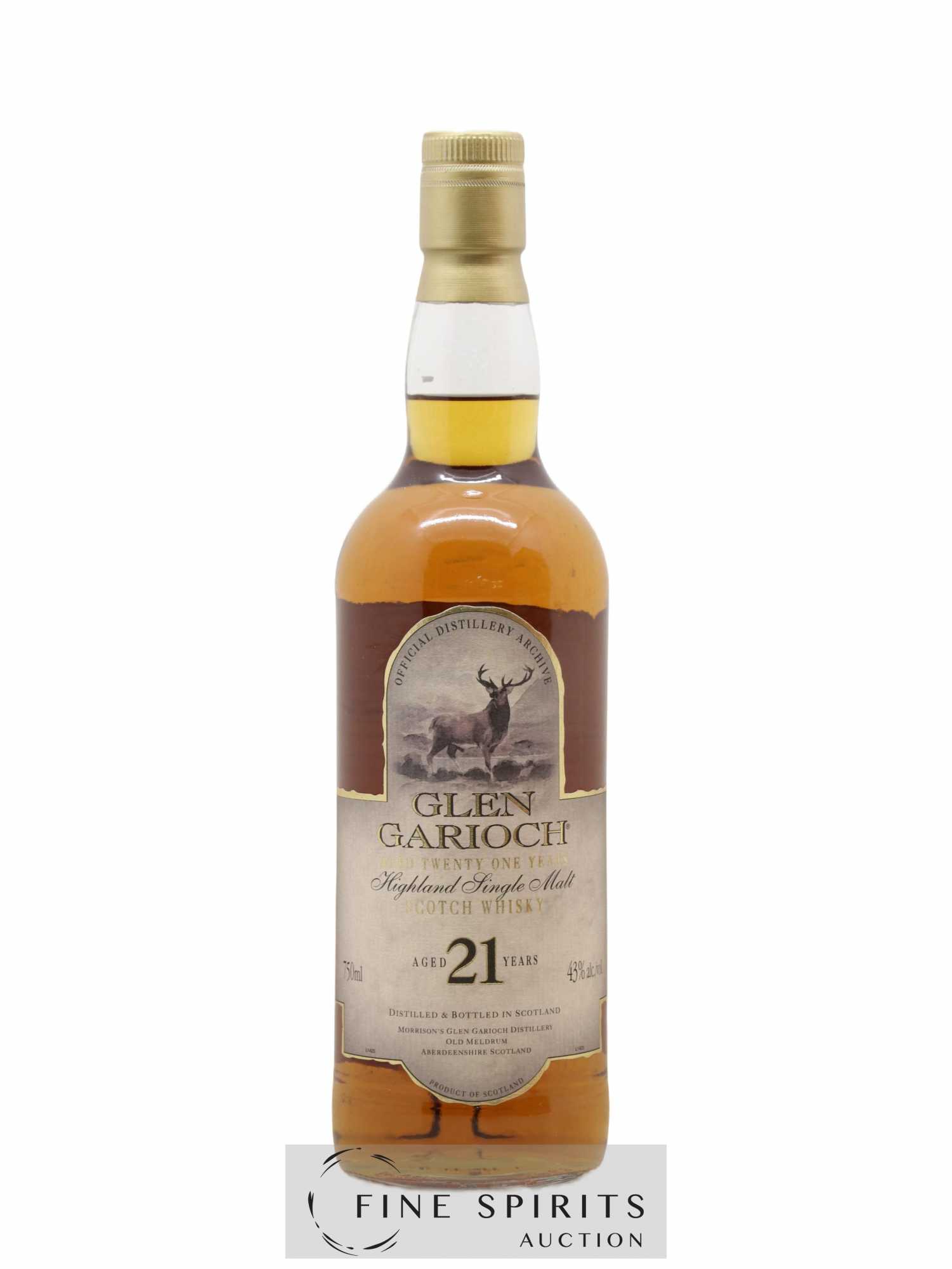 Glen Garioch 21 years Of. (75cl.)  (senza prezzo di riserva) - Lotto di 1 bottiglia - 1
