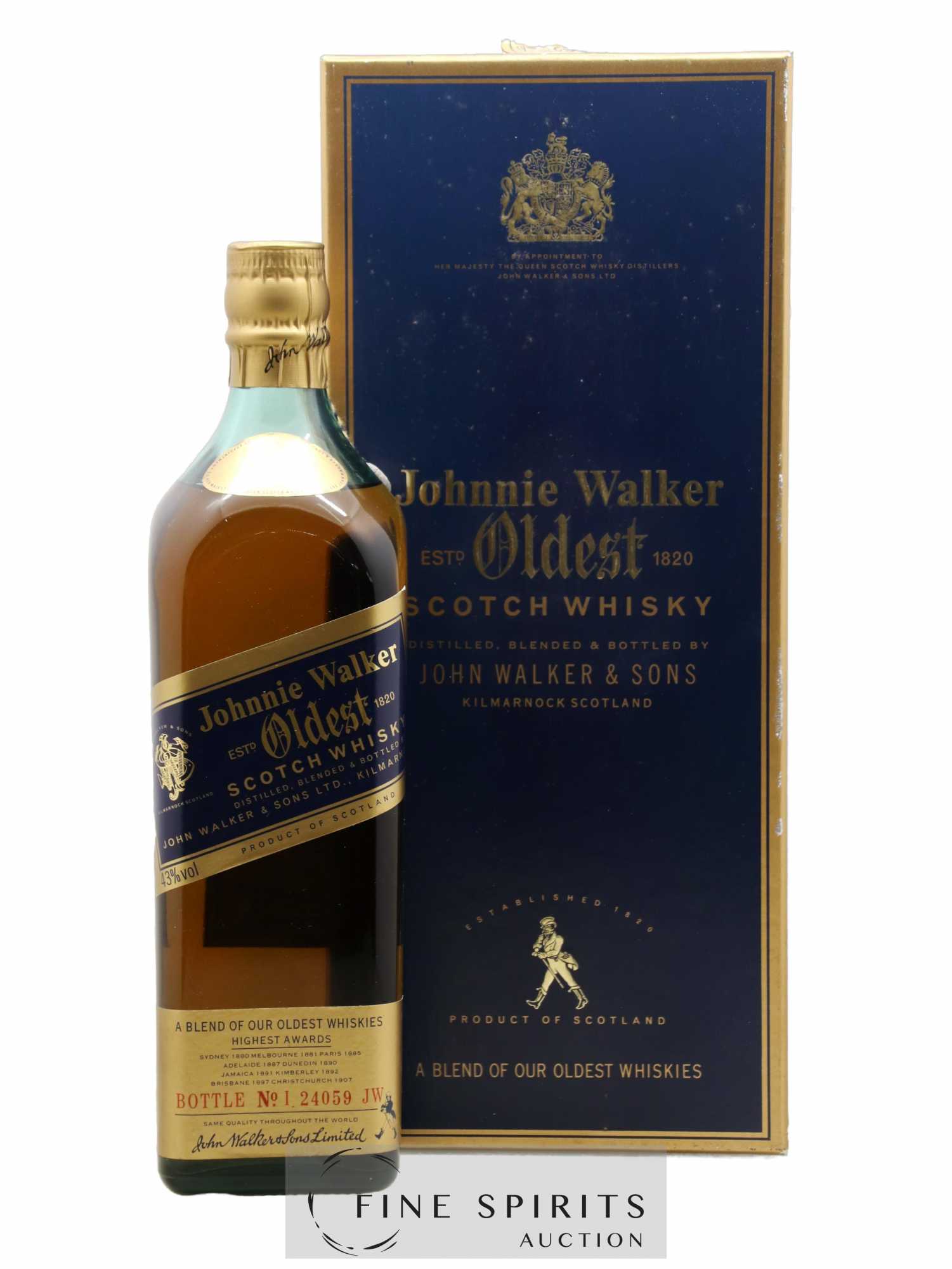 Johnnie Walker Of. Blue Label (no reserve) - Lot of 1 bottle - 0