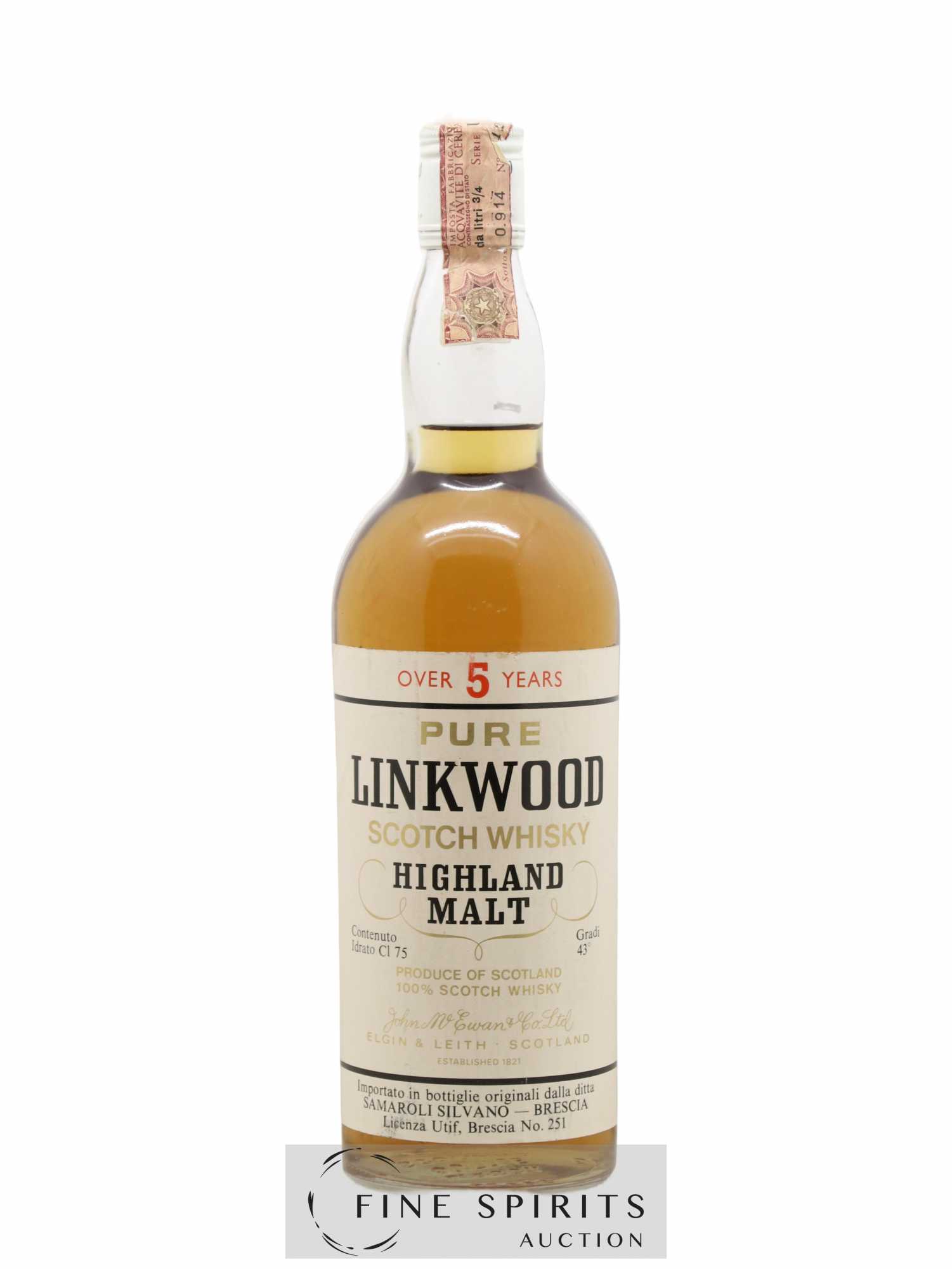 Linkwood 5 years Of. Samaroli Import (sans prix de réserve) - Lot de 1 bouteille - 0