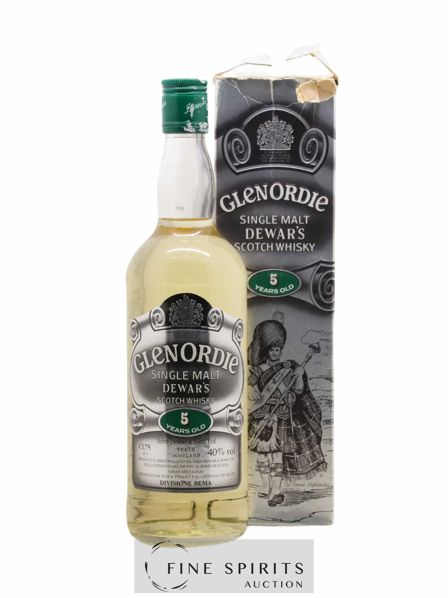 Glen Ordie 5 years Of. Wax & Vitale Import (sans prix de réserve) - Lot de 1 bouteille - 0