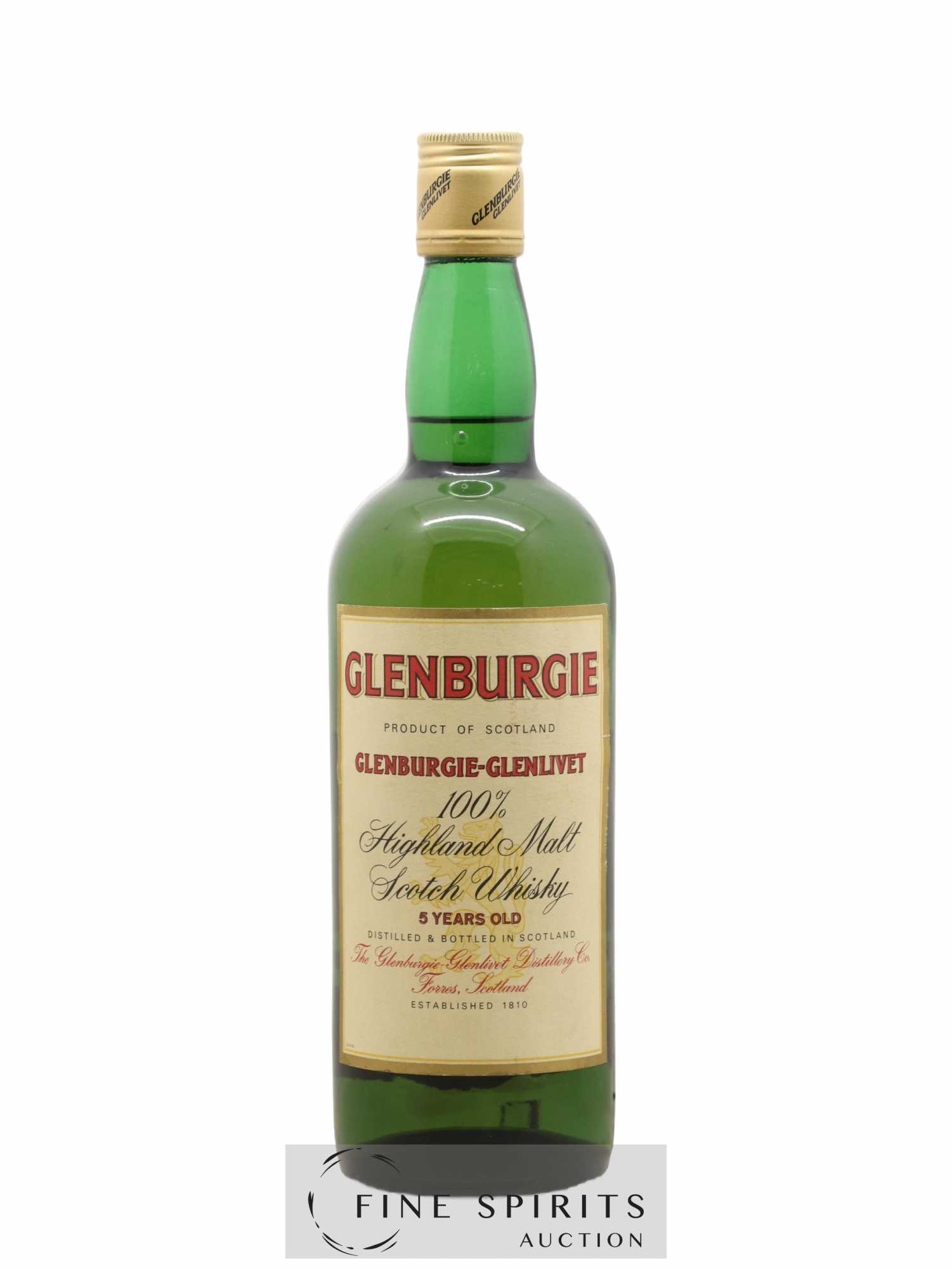 Glenburgie 5 years Of. Glenlivet 100% Malt Whisky (sans prix de réserve) - Lot de 1 bouteille - 0