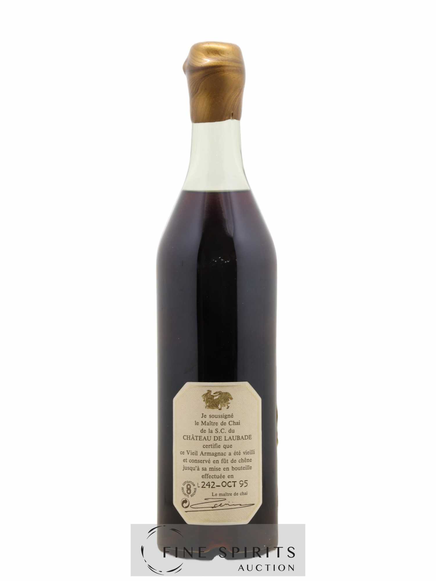 Château de Laubade 1966 Of. bottled 1995  (sans prix de réserve) - Lot de 1 bouteille - 1