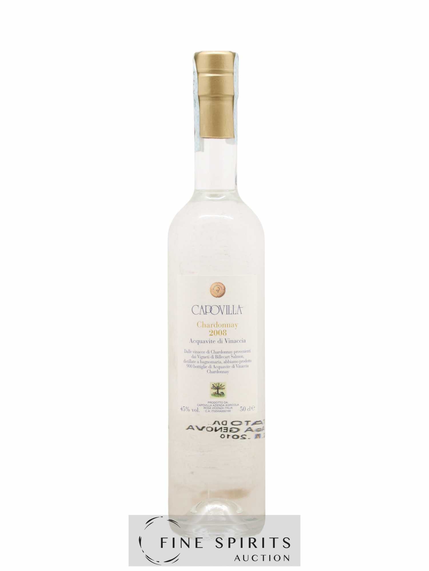 Capovilla 2008 Of. Chardonnay Billecart Salmon - One of 900 (sans prix de réserve) - Lot de 1 bouteille - 1