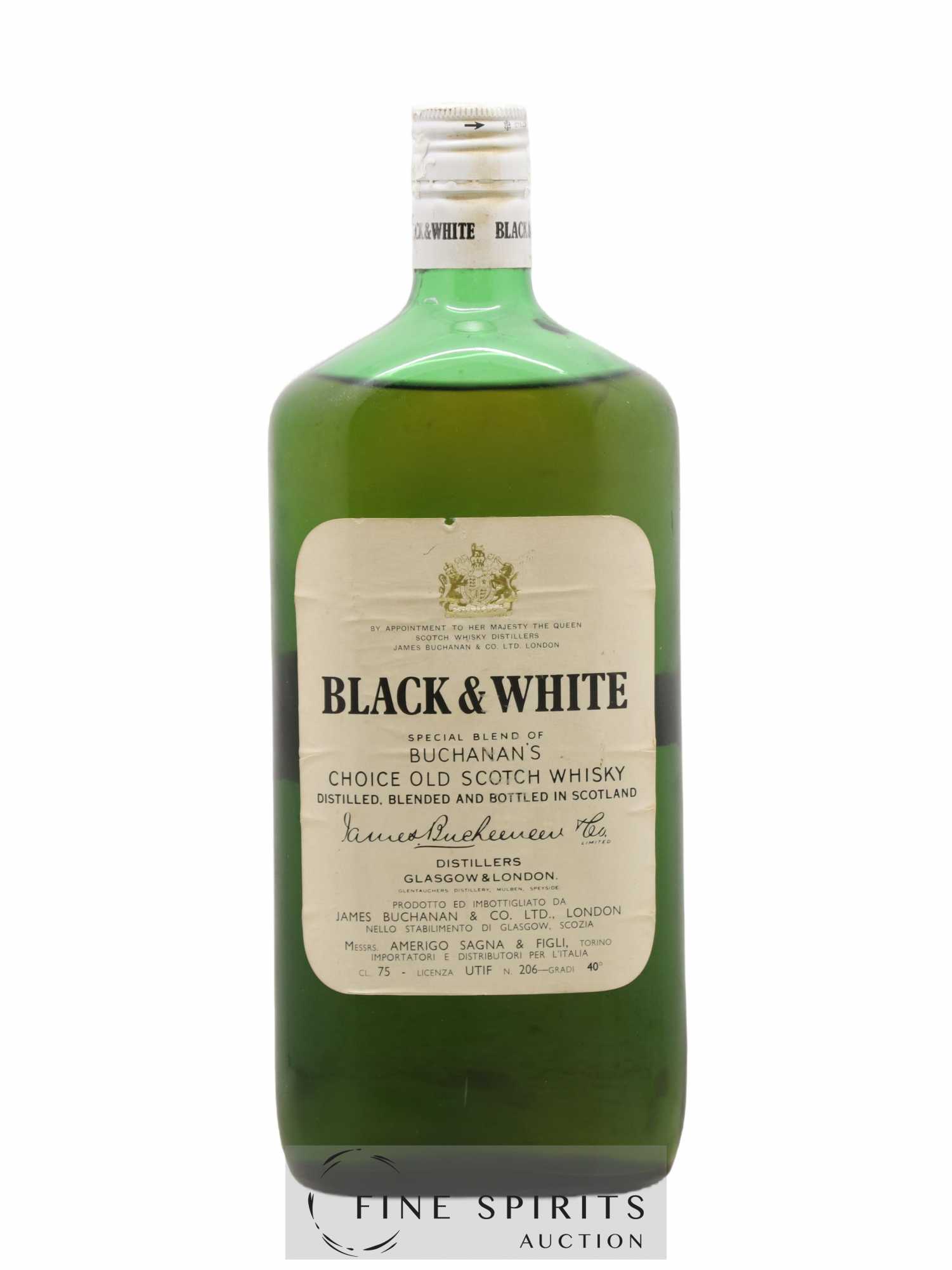 Black & White Of. Buchanan's Choice (sans prix de réserve) - Lot de 1 bouteille - 0
