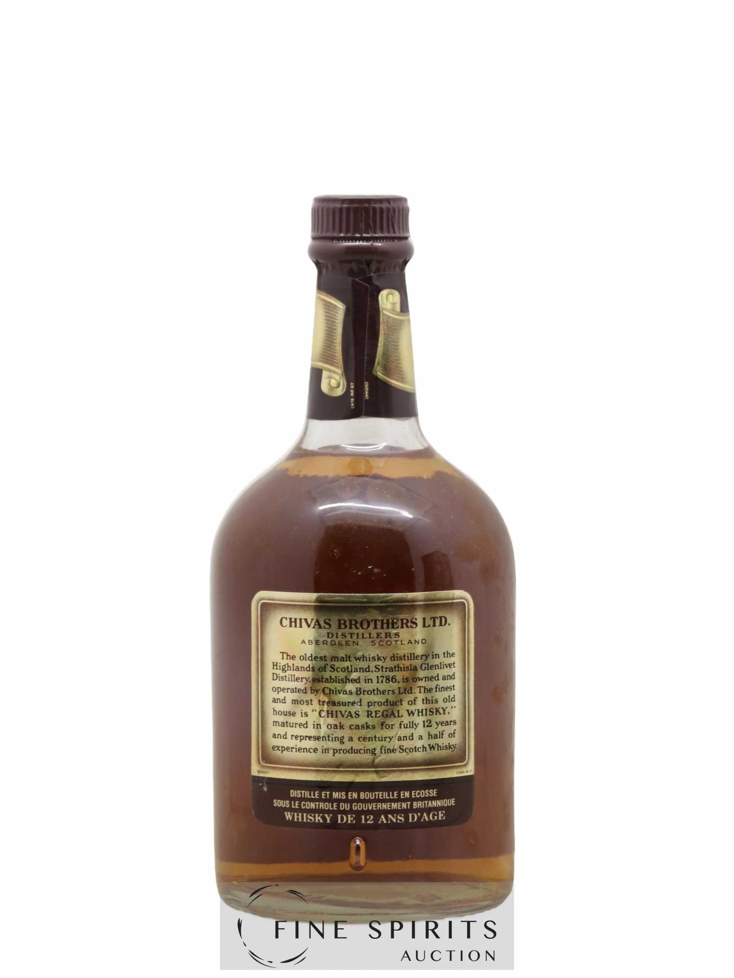 Chivas Regal 12 years Of. (senza prezzo di riserva) - Lotto di 1 bottiglia - 2