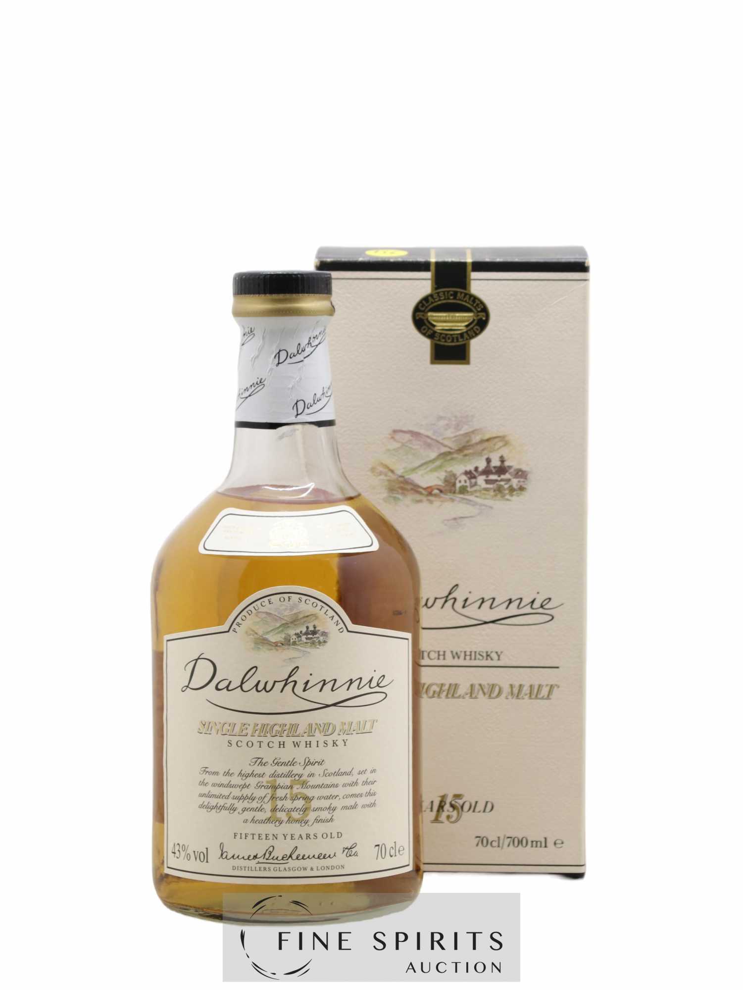 Dalwhinnie 15 years Of.  (senza prezzo di riserva) - Lotto di 1 bottiglia - 2