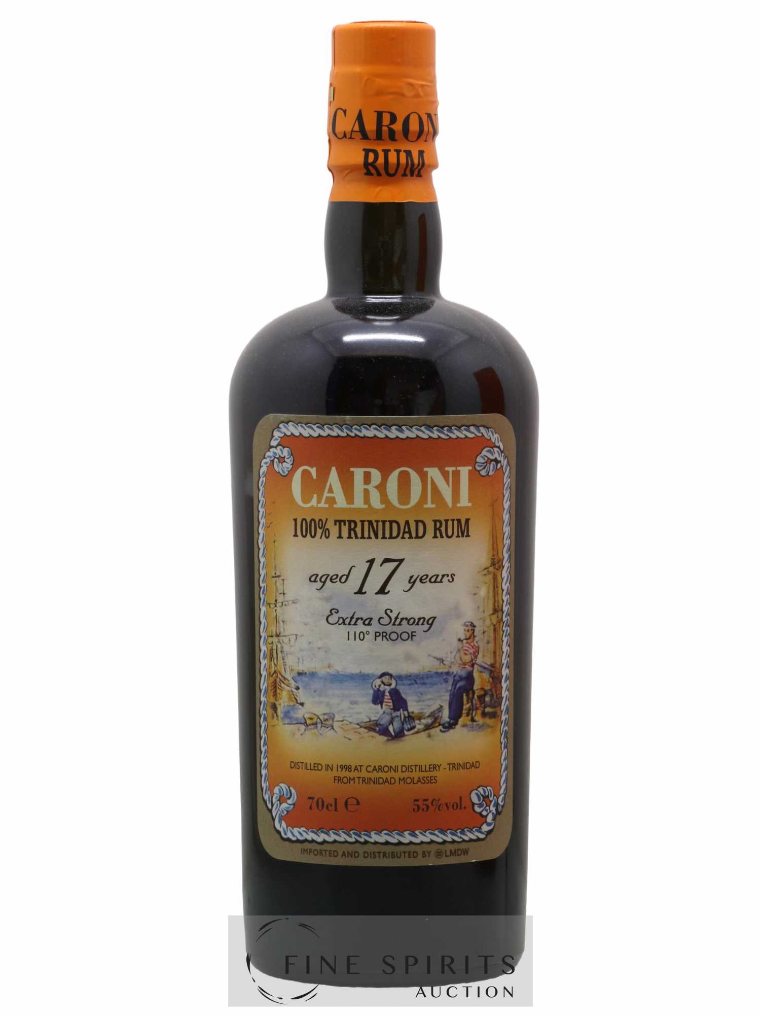 Caroni 17 years 1998 Of. 110° Proof bottled 2015 LMDW Extra Strong - Lot of 1 bottle - 1