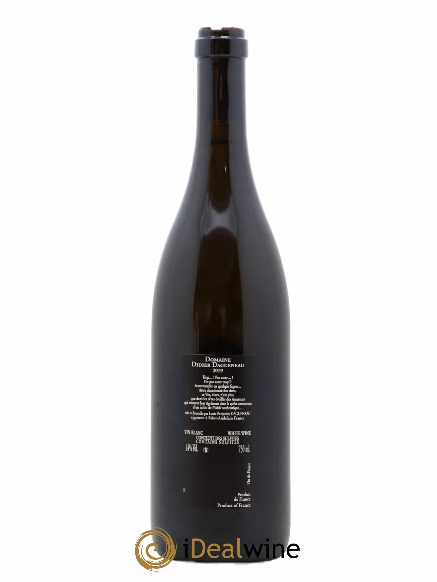 Vin de France (anciennement Pouilly-Fumé) Silex Dagueneau (Domaine Didier - Louis-Benjamin) (sans prix de réserve) 2019 - Lot de 1 bouteille - 1