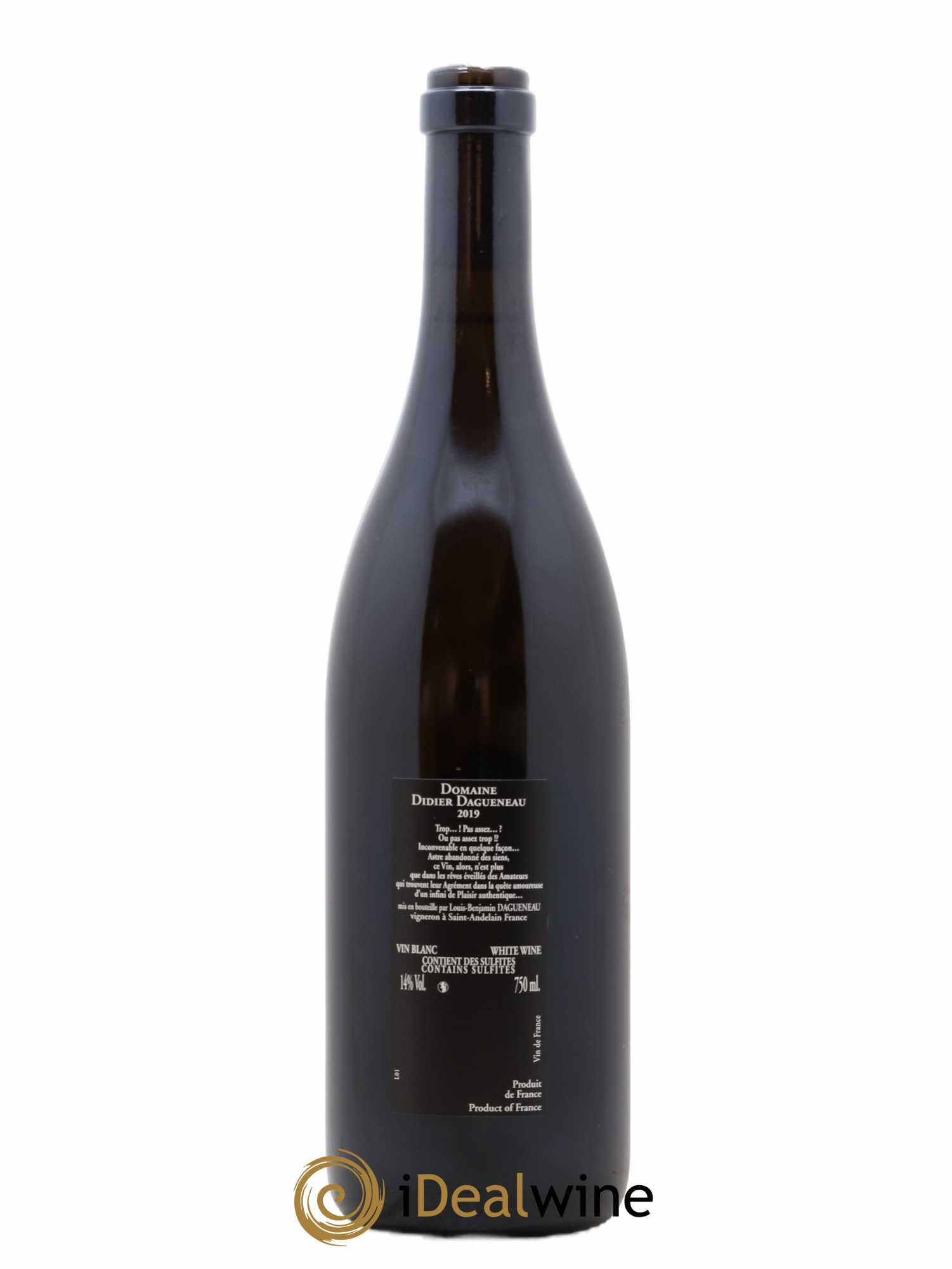 Vin de France (anciennement Pouilly-Fumé) Silex Dagueneau (Domaine Didier - Louis-Benjamin) (senza prezzo di riserva) 2019 - Lotto di 1 bottiglia - 1