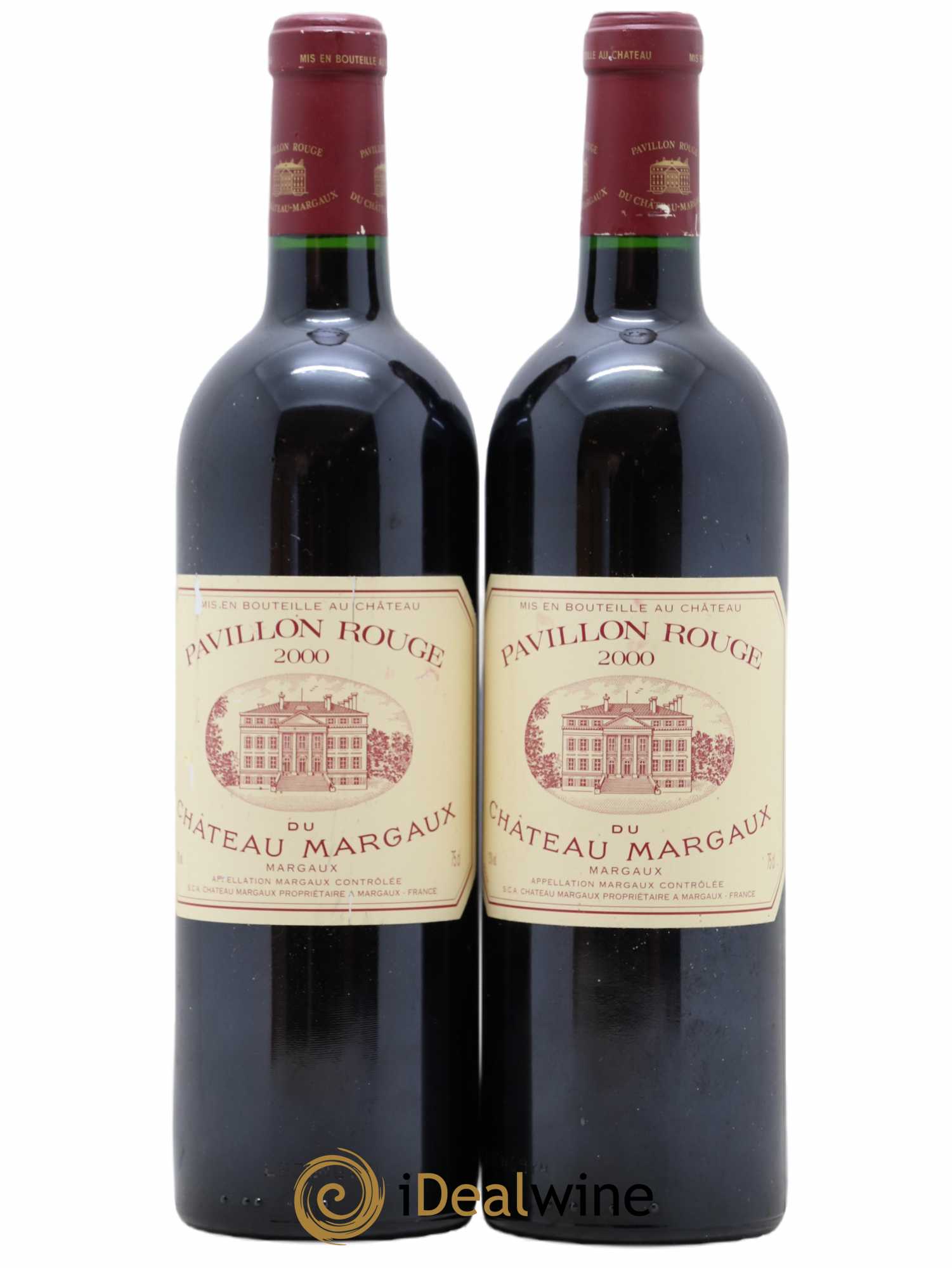 Pavillon Rouge du Château Margaux Second Vin 2000 - Lot de 2 bouteilles - 0