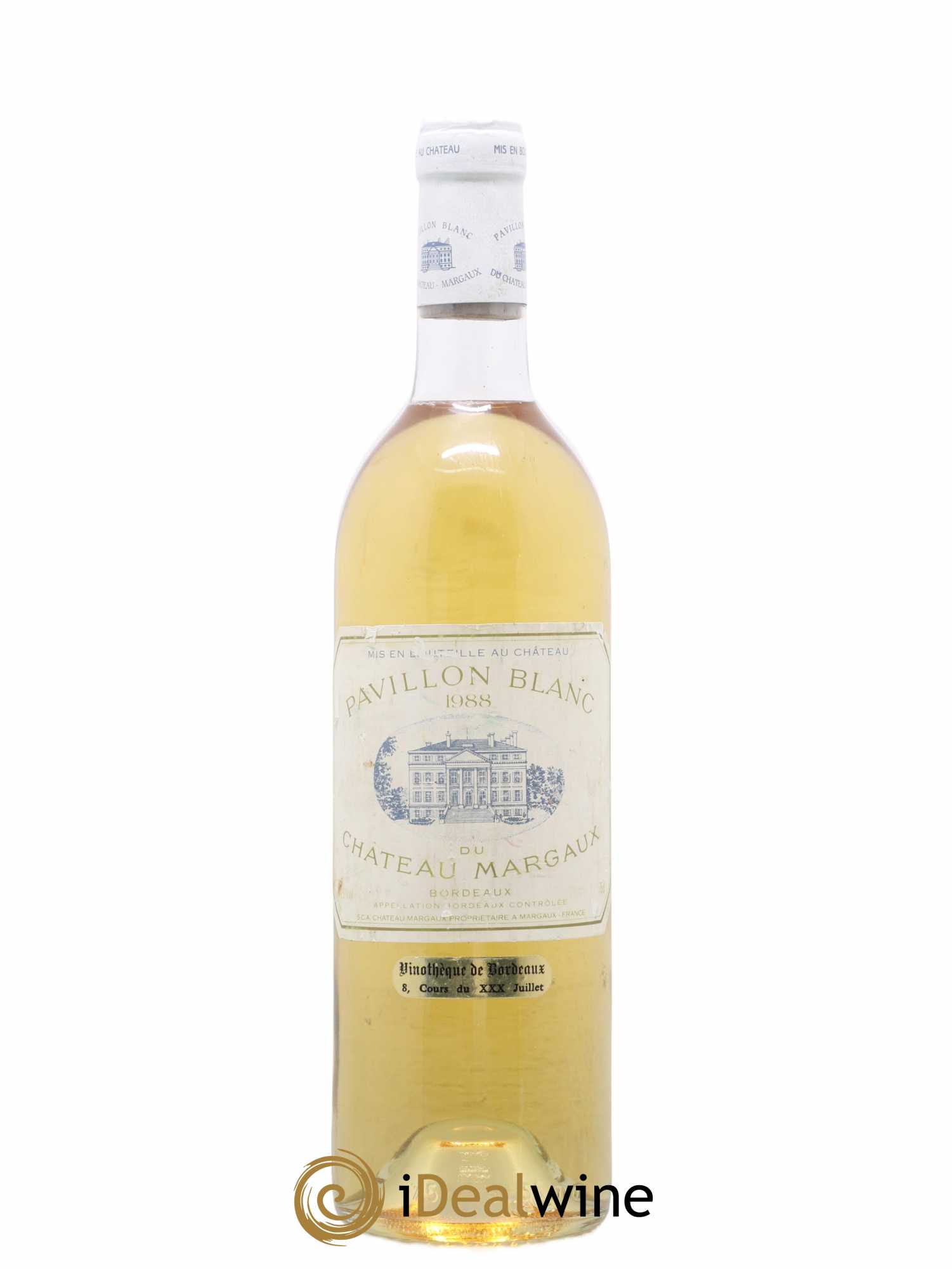 Pavillon Blanc du Château Margaux 1988 - Lot de 1 bouteille - 0