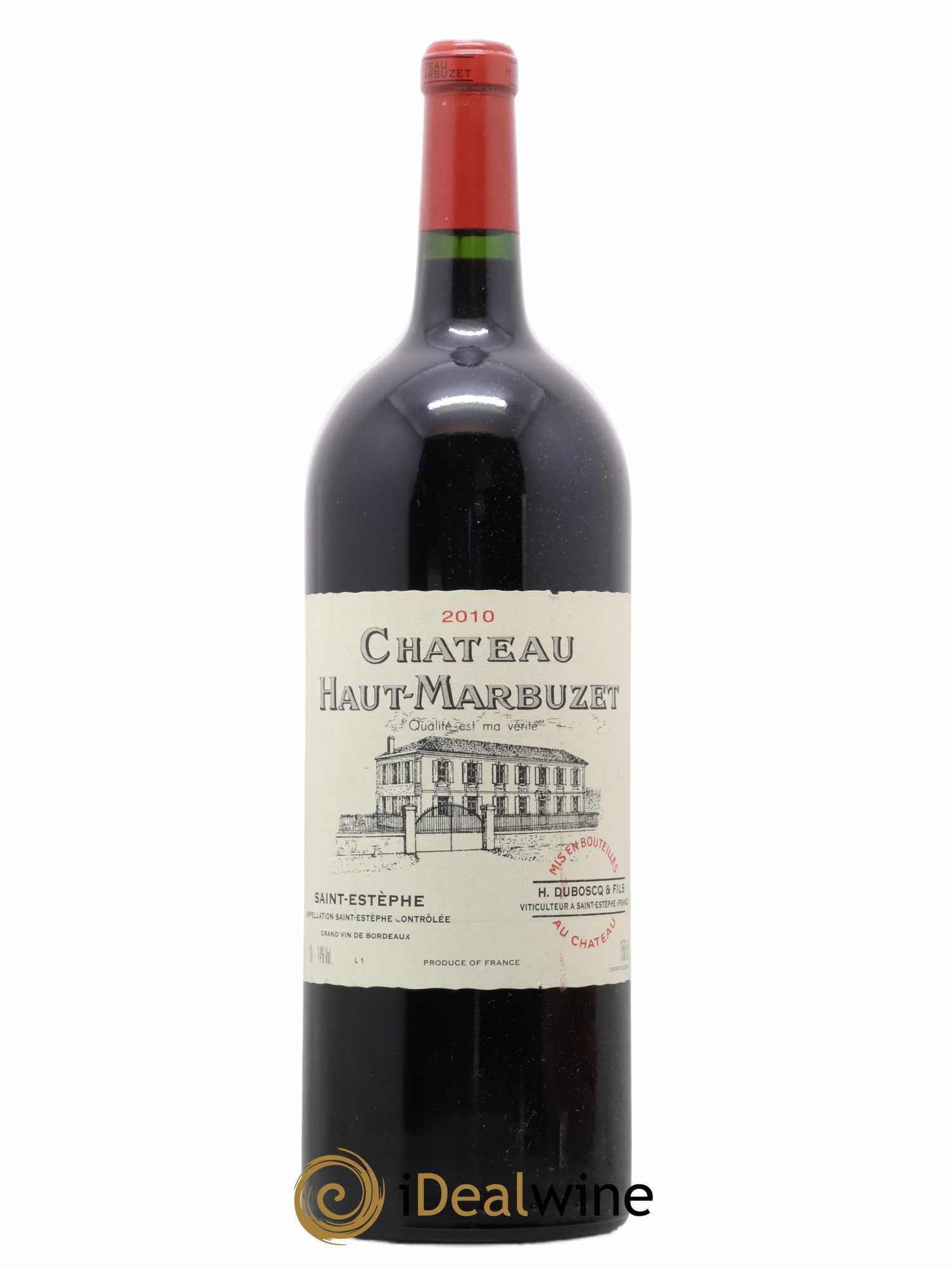 Château Haut Marbuzet 2010 - Lot de 1 magnum - 0