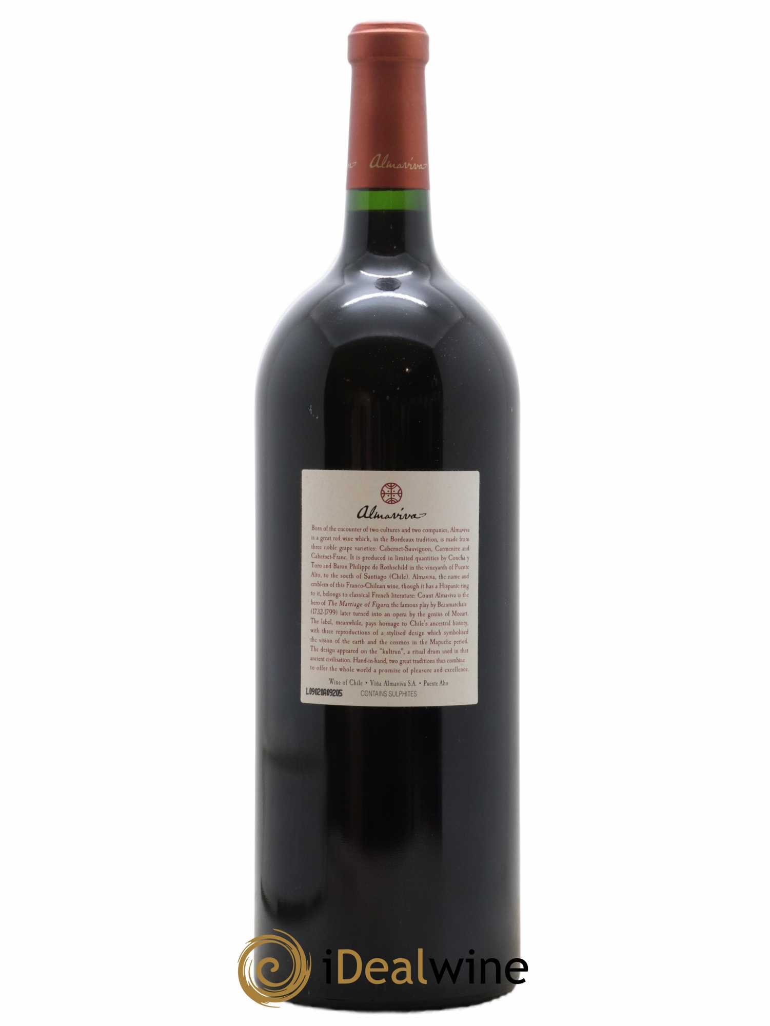 Chili Almaviva Baron P. de Rothschild Concha y Toro 2007 - Lot de 1 magnum - 1