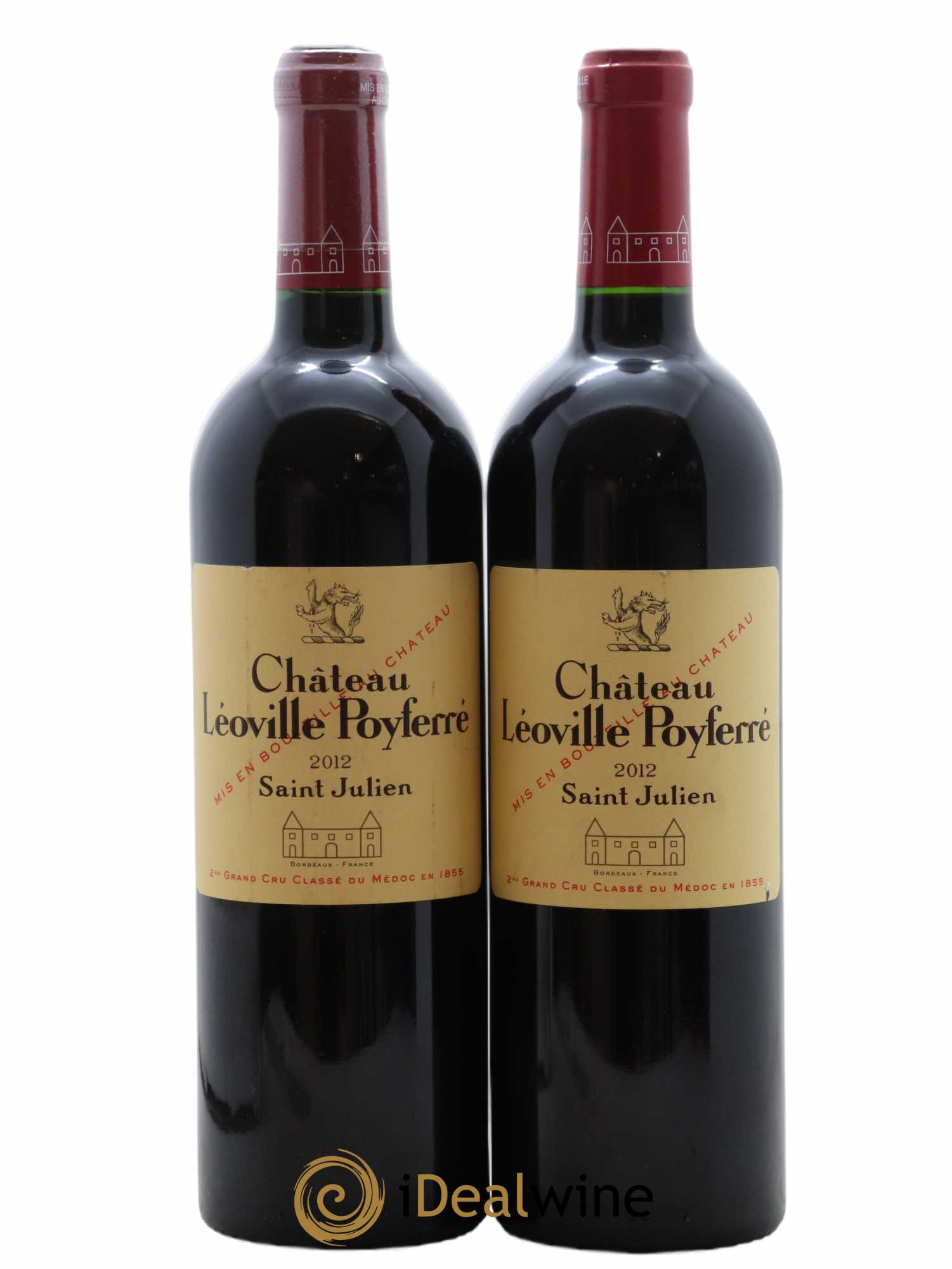 Château Léoville Poyferré 2ème Grand Cru Classé 2012 - Lot de 2 bouteilles - 0
